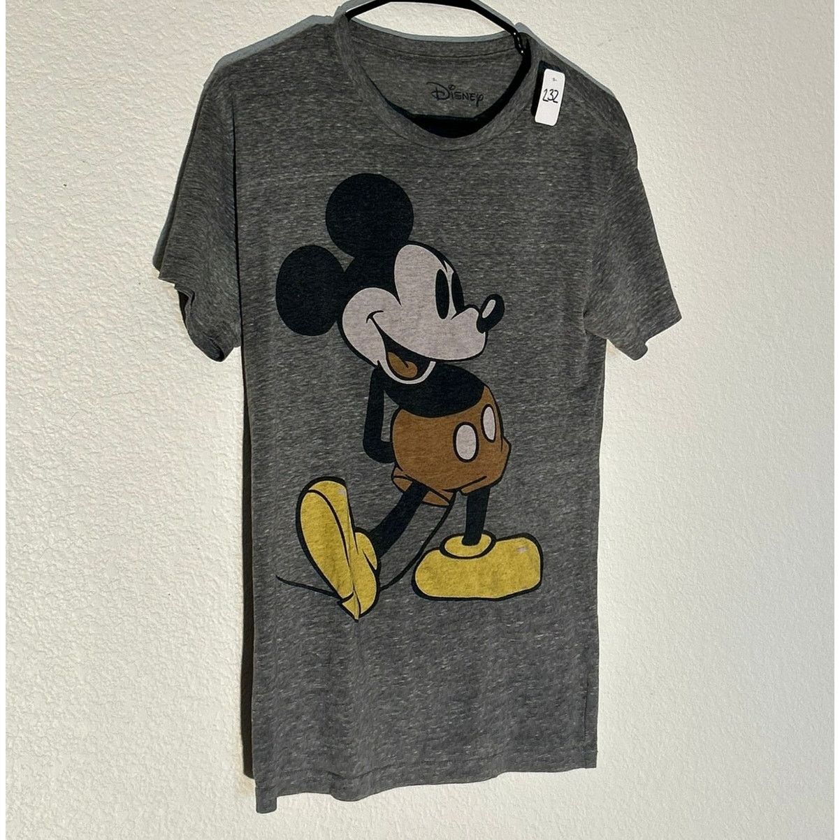 Disney Vintage Disney Mickey Mouse Grey T-Shirt - Size Small - Mens Size US S / EU 44-46 / 1 - 2 Thumbnail