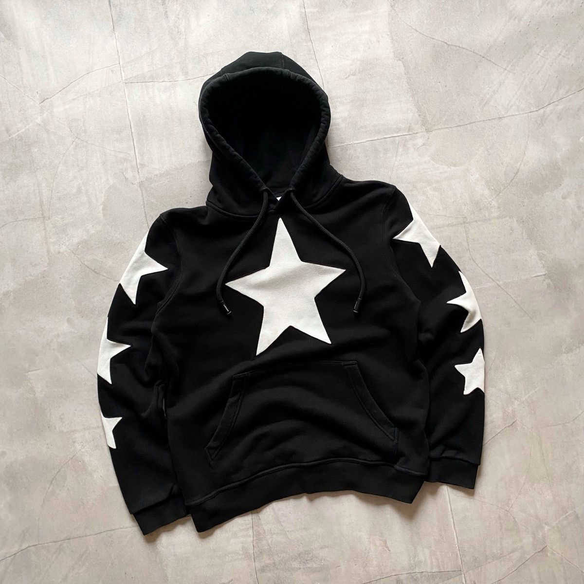 Burberry Burberry Star Motif Big Logo Black/White Hoodie Size US S / EU 44-46 / 1 - 1 Thumbnail