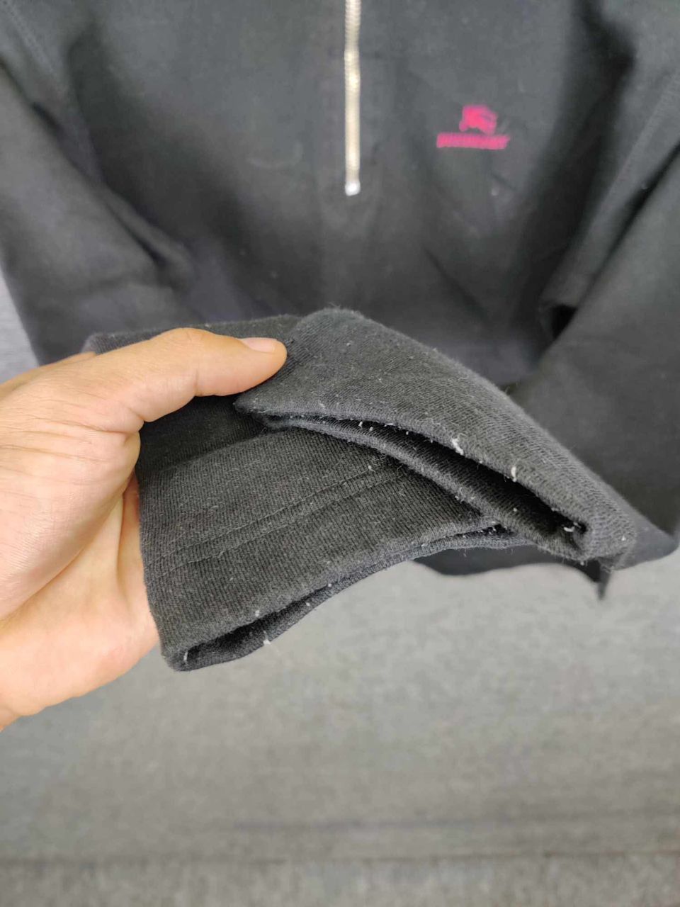 Burberry Vintage Burberry London Nova Check Half Zipper Sweatshirt Size US L / EU 52-54 / 3 - 10 Thumbnail