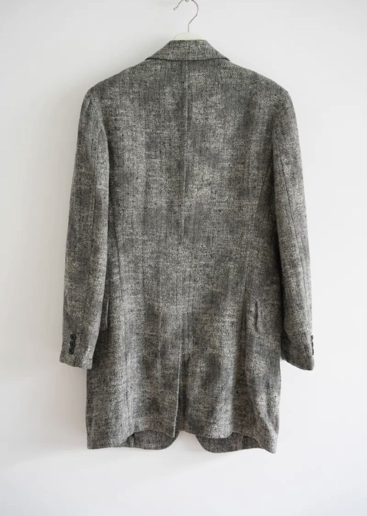 Yohji Yamamoto Yohji Yamamoto 11AW Chemical-Dyed Herringbone Suit Size US M / EU 48-50 / 2 - 3 Thumbnail
