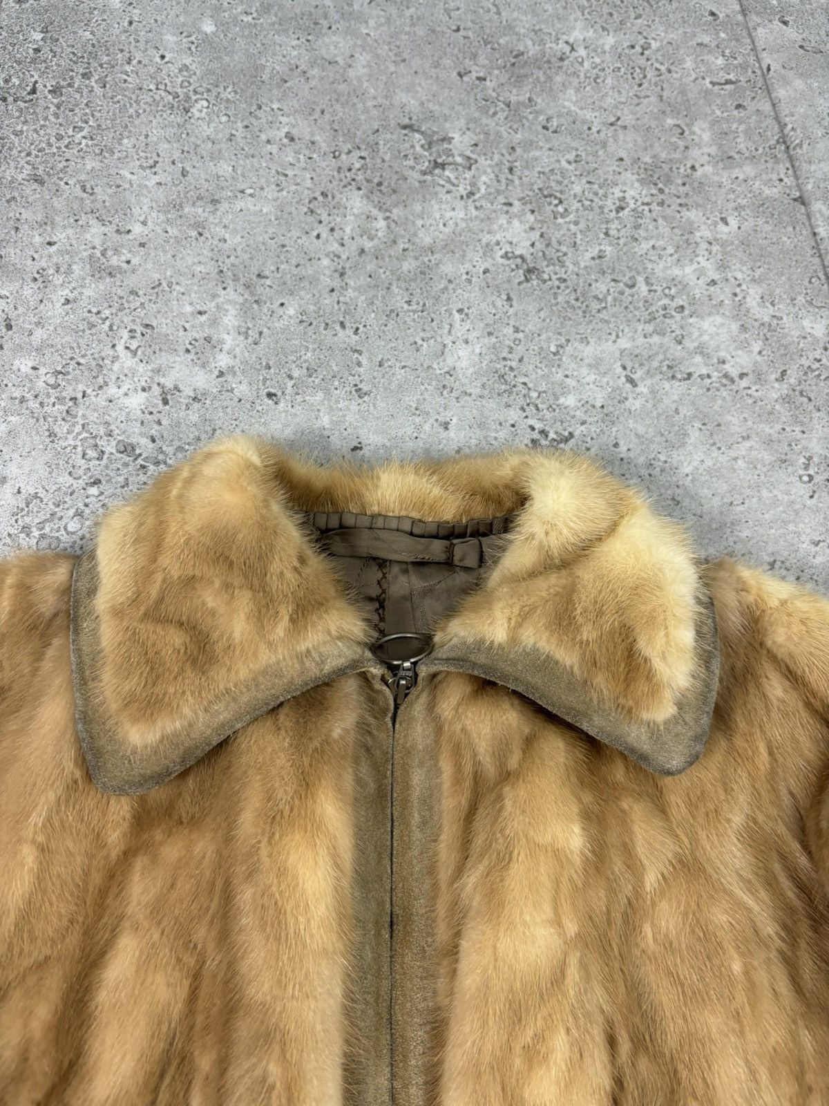 If Six Was Nine × Japanese Brand Japanese Bomber Jacket Real Fur/Leather Style Y2K Cropped Size US S / EU 44-46 / 1 - 6 Thumbnail