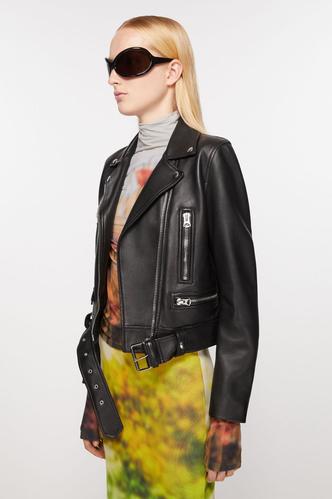 Acne Studios Leather biker jacket. Small 36 Size S / US 4 / IT 40 - 1 Thumbnail