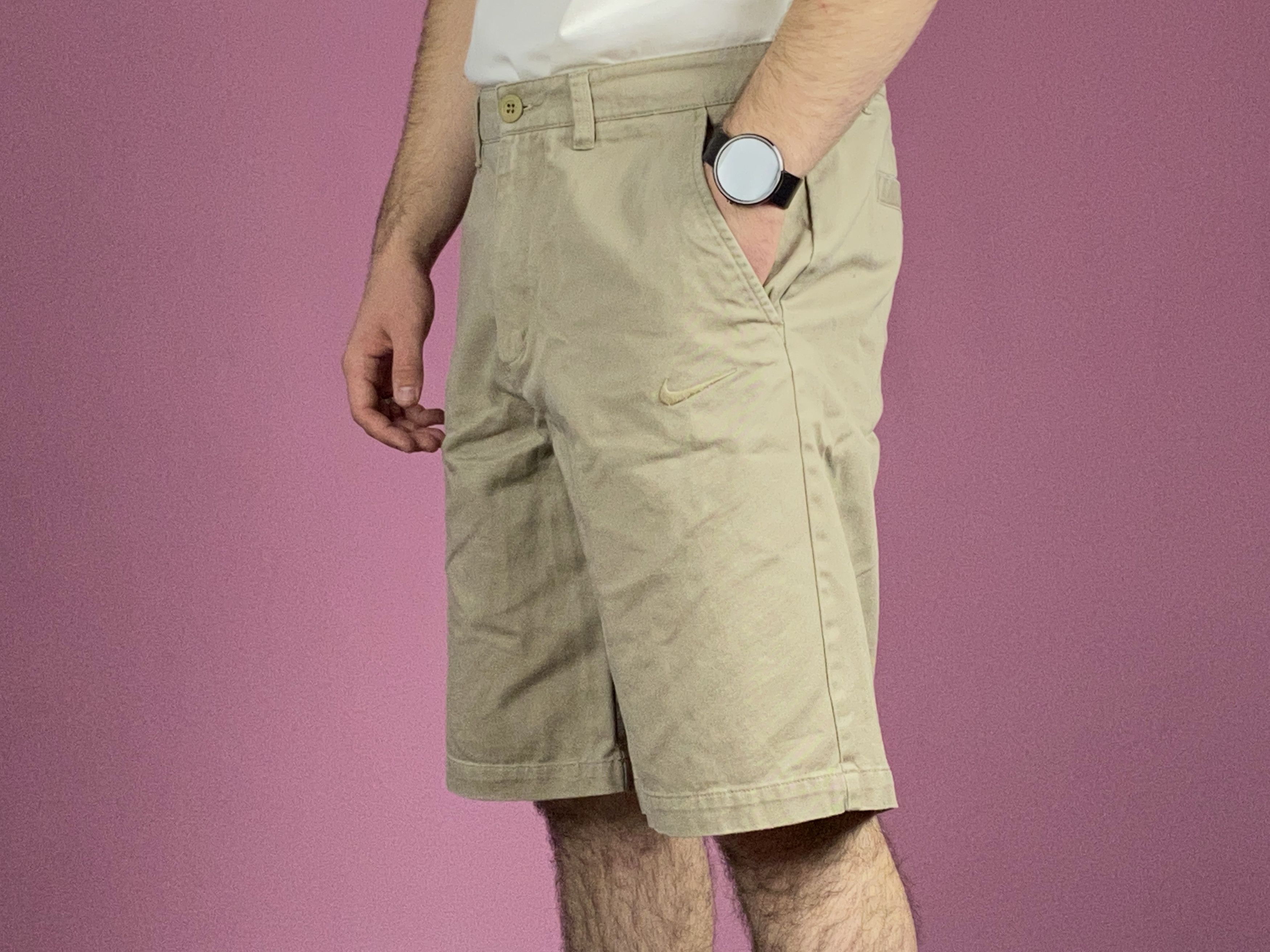 Nike × Vintage Nike Vintage Men's Long Bermuda Shorts - M Size US 32 / EU 48 - 2 Thumbnail