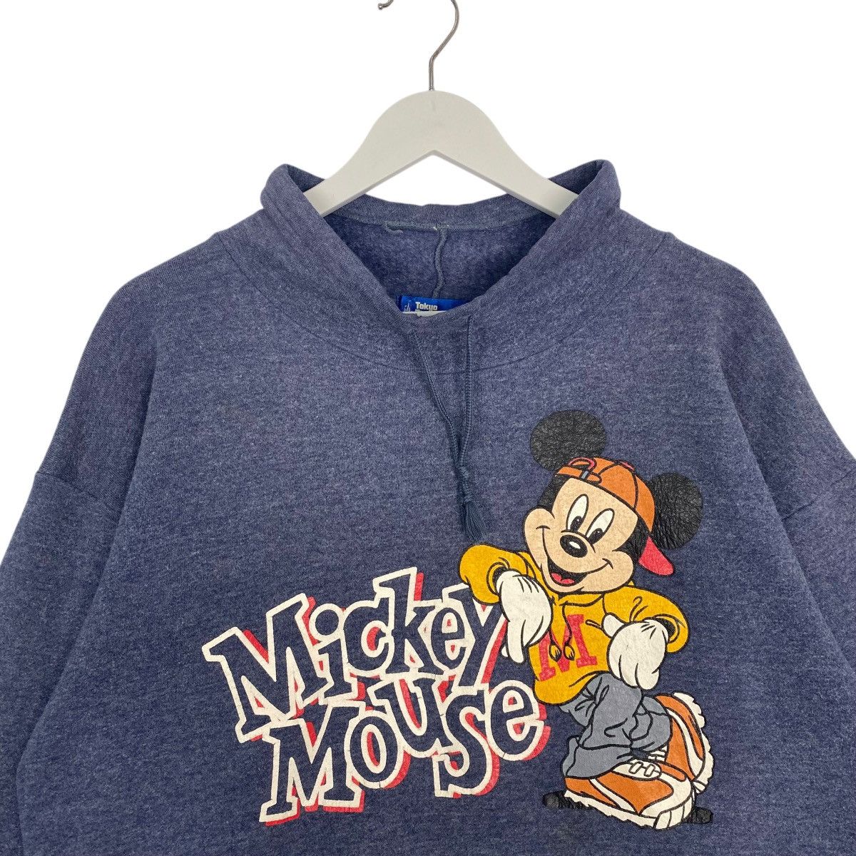 Vintage Vintage Disney Mickey Mouse Crewneck Sweatshirt Blue Size L Size US L / EU 52-54 / 3 - 4 Thumbnail