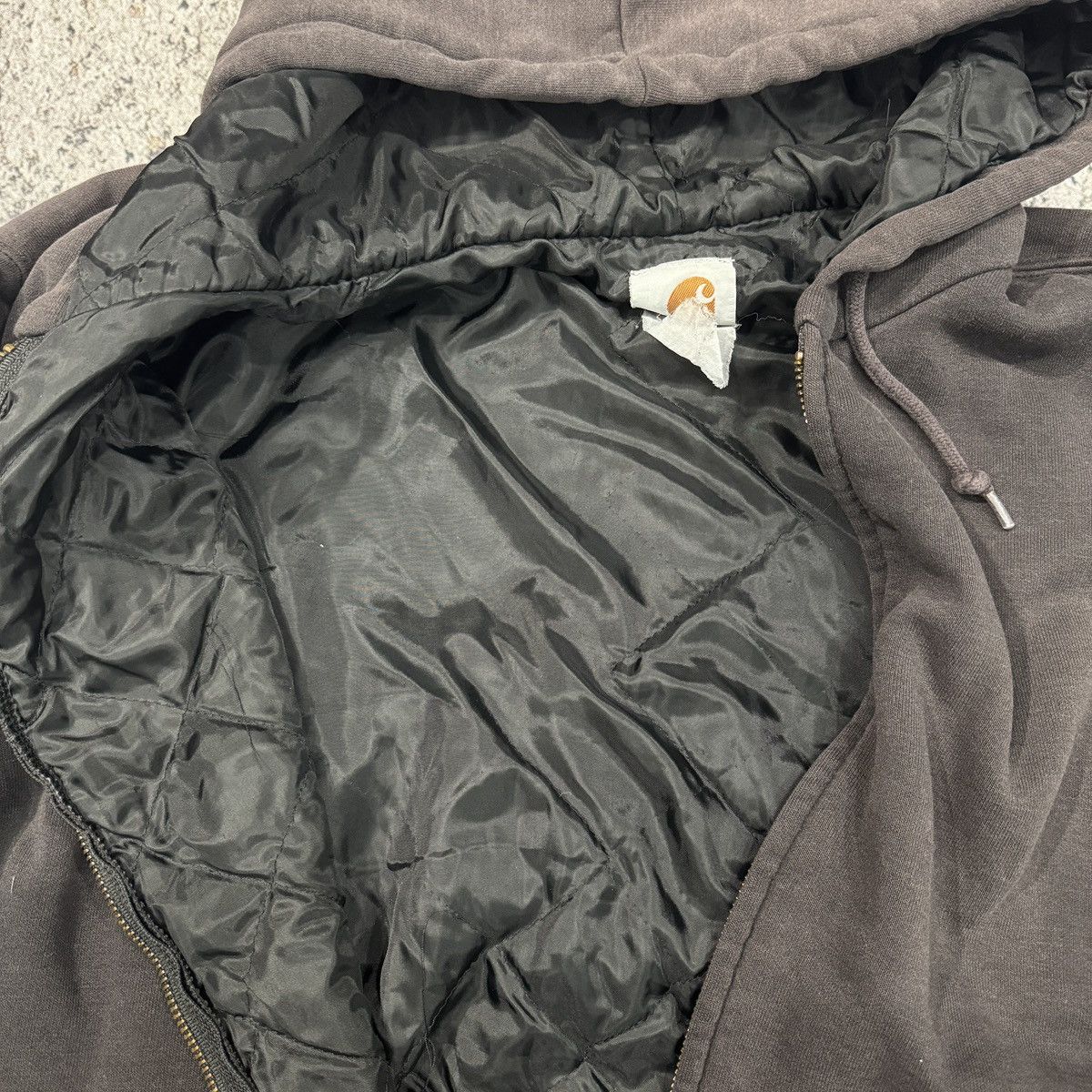 Carhartt Carhartt Thrashed Faded Distressed Zip Up Hoodie ERD Grunge Size US XXL / EU 58 / 5 - 7 Thumbnail