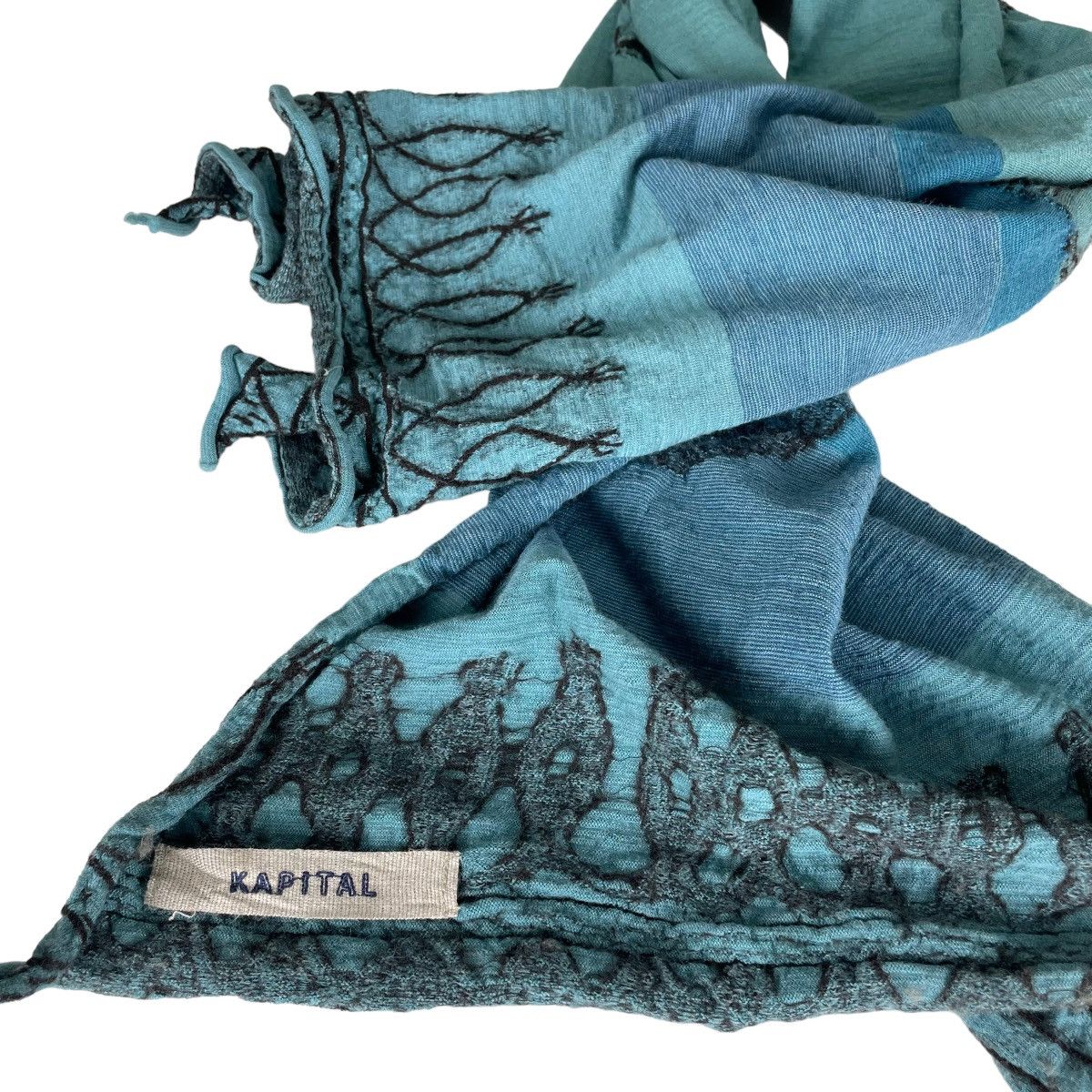 Kapital 🌟KAPITAL JAPAN ART LONG SCARF Size ONE SIZE - 9 Thumbnail