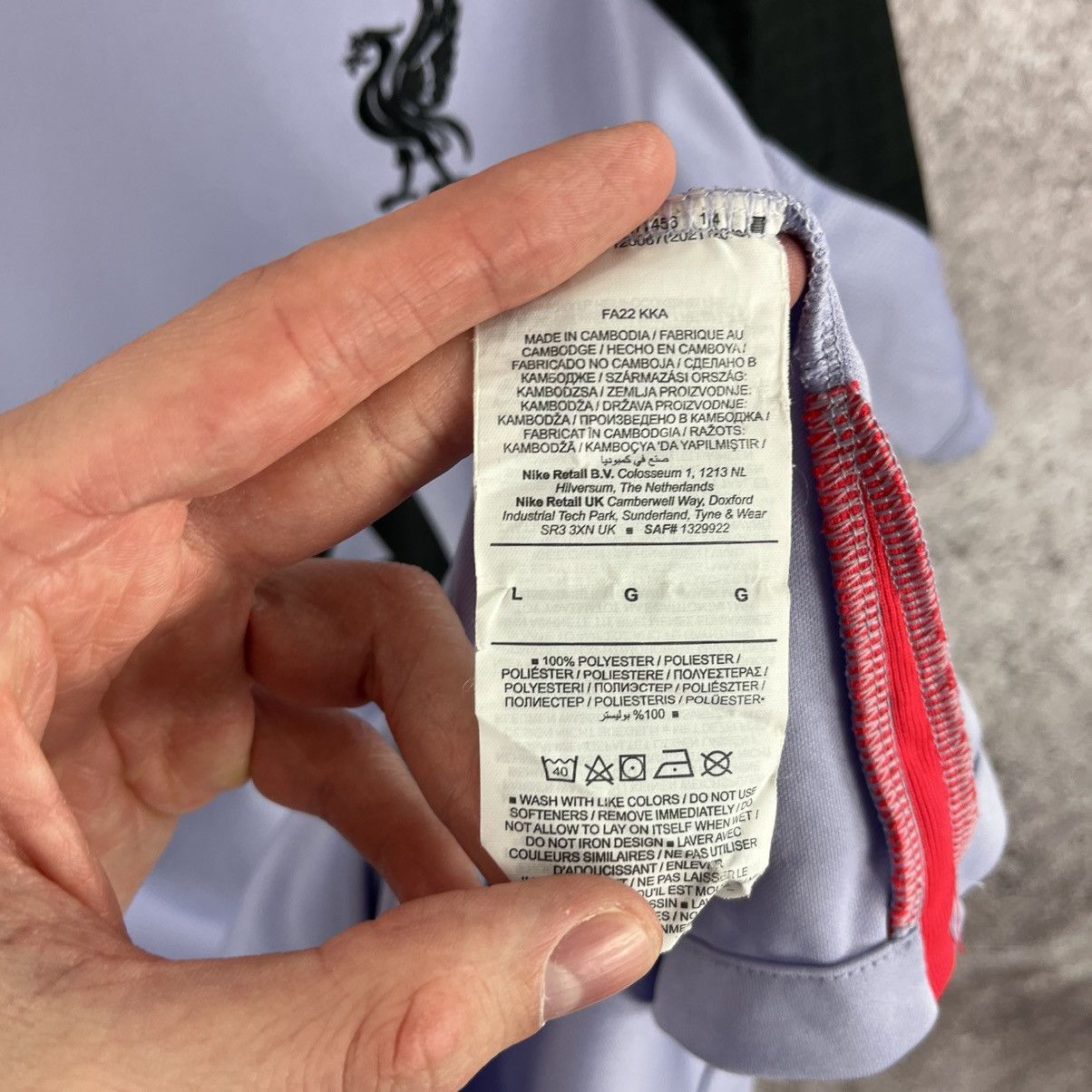 Nike Nike Liverpool 2022/23 Training Soccer Jersey Size L Size US L / EU 52-54 / 3 - 10 Thumbnail