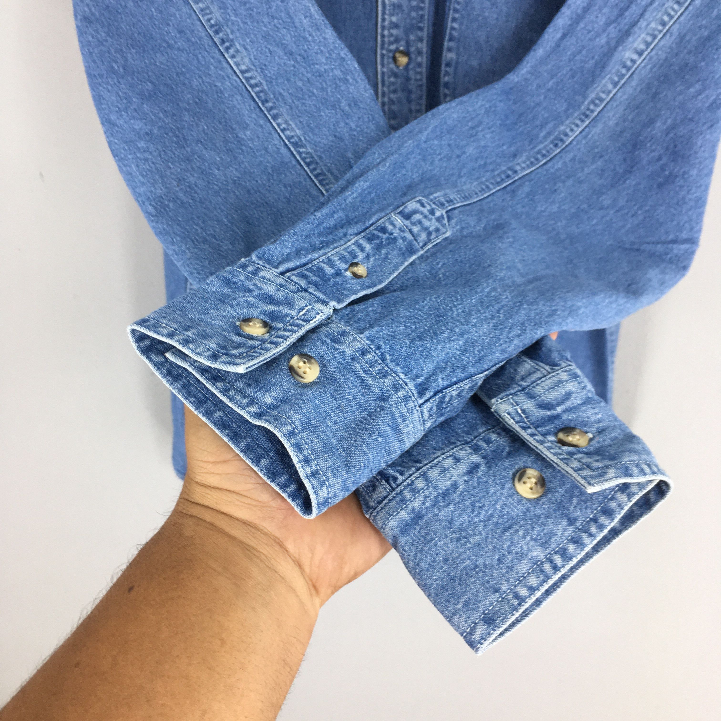 Warner Bros Vintage 90s Looney Tunes Warner Bros Studio Denim Large Size US L / EU 52-54 / 3 - 4 Thumbnail