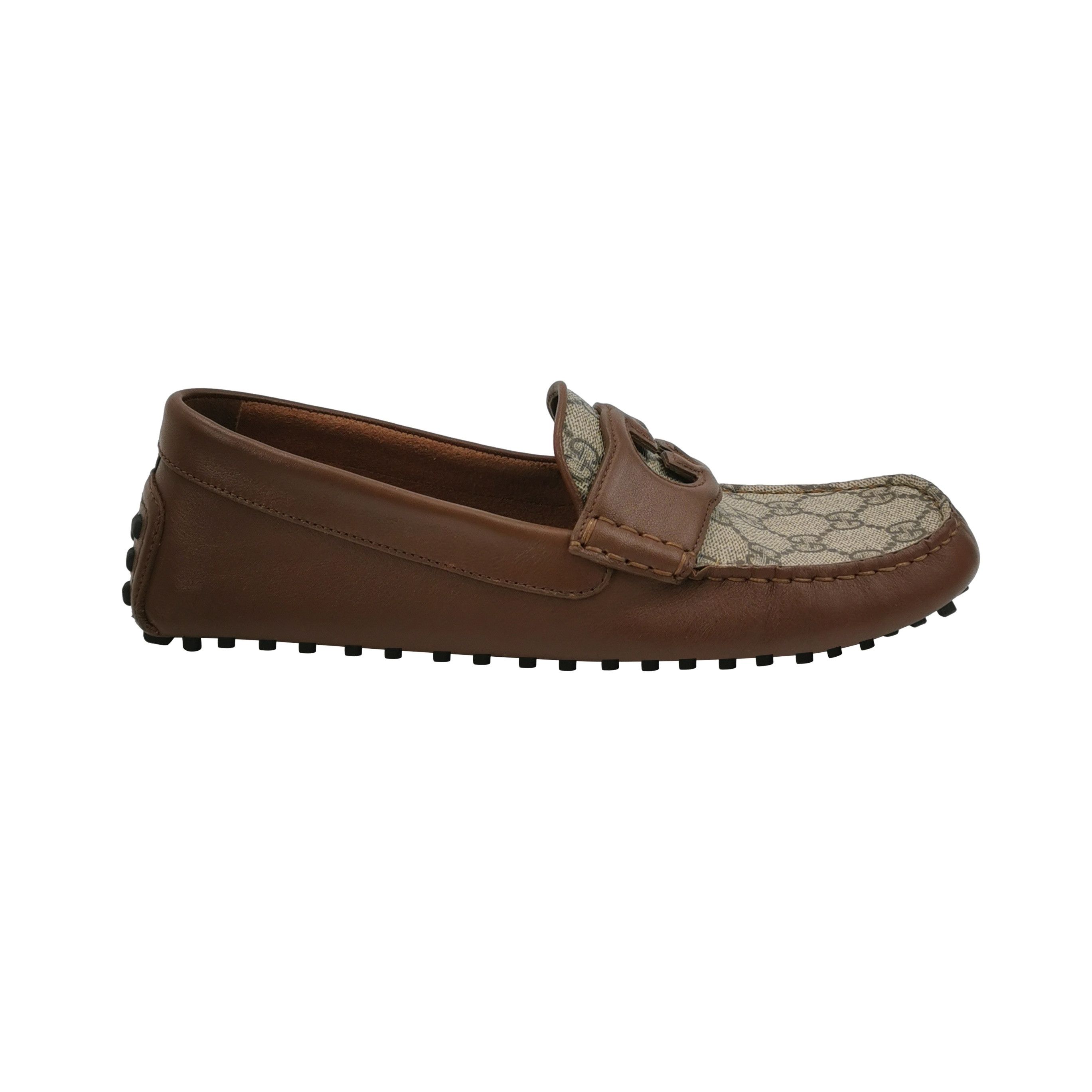 Gucci Gucci GG Supreme Leather Drivers UK 6.5 Size US 7 / EU 40 - 1 Thumbnail