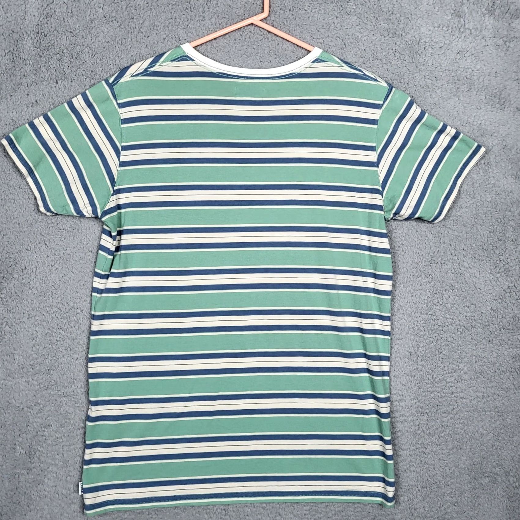 Banks Journal Banks Journal Men's T-Shirt Striped 100% Organic Cotton Short Sleeve Crew Neck Size M Multicolor Size US M / EU 48-50 / 2 - 4 Thumbnail