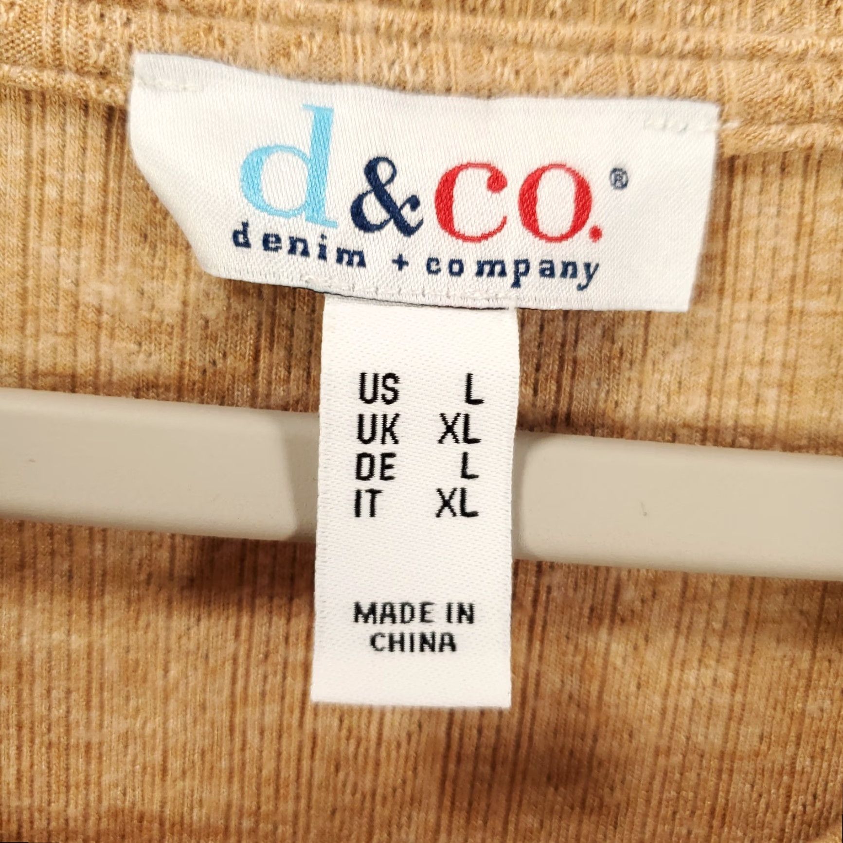 Denim & Co. Denim And Company Sweater Womens Large Tan Cowl Neck Lightweight Pullover Soft Size L / US 10 / IT 46 - 5 Thumbnail