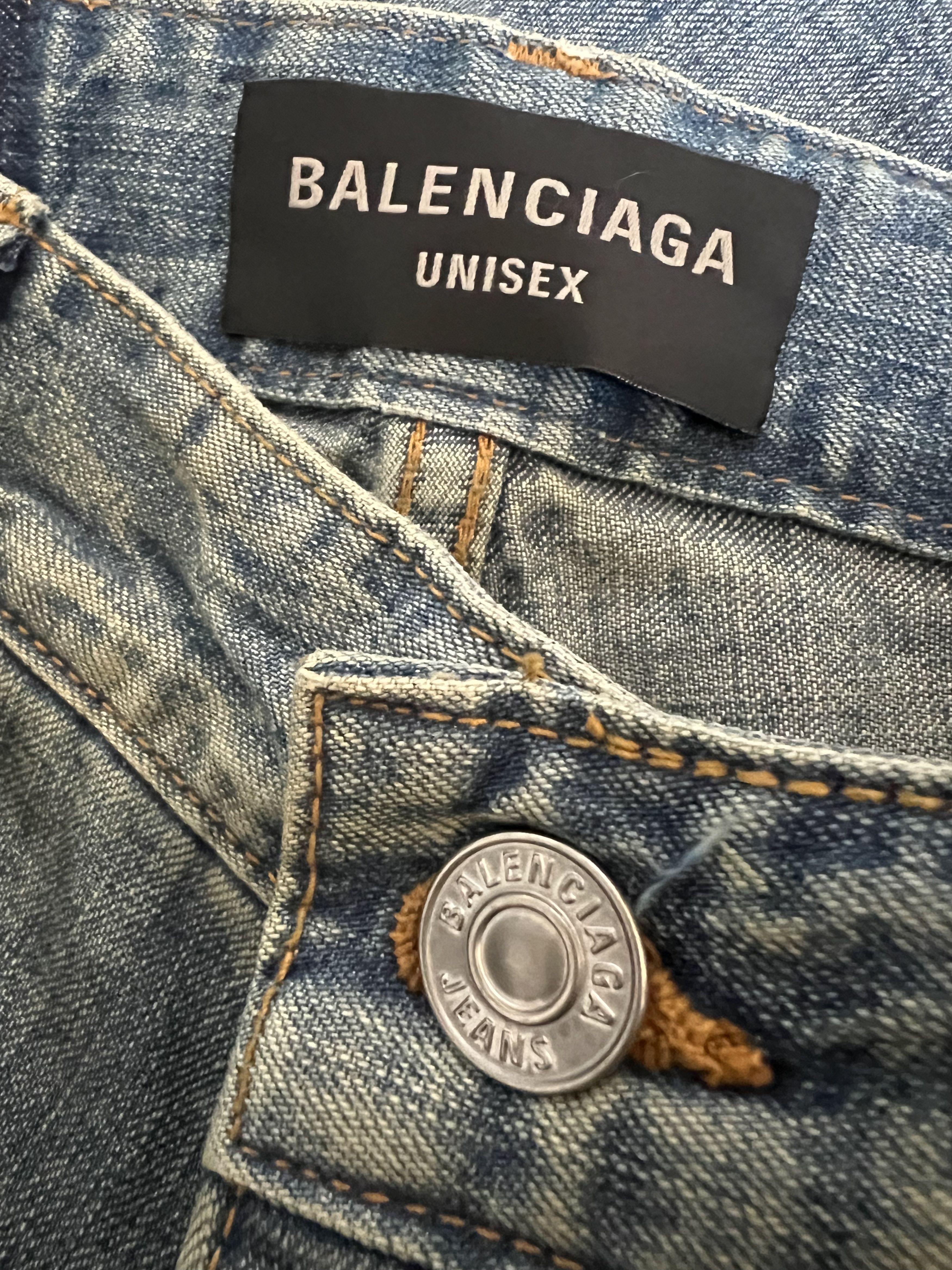 Balenciaga Balenciaga Double Front Denim sz S Size US 30 / EU 46 - 7 Thumbnail