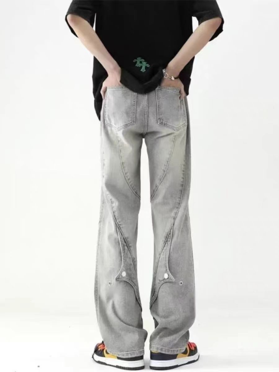 White High Street Vintage Loose Jeans