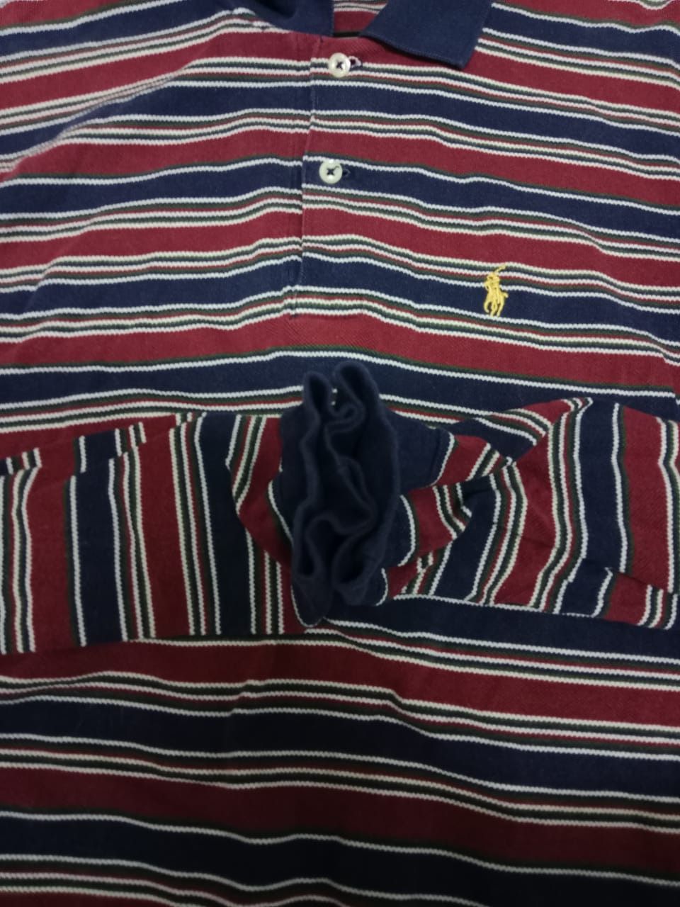 Polo Ralph Lauren Polo Ralph Lauren Striped 90s Size US XL / EU 56 / 4 - 5 Thumbnail