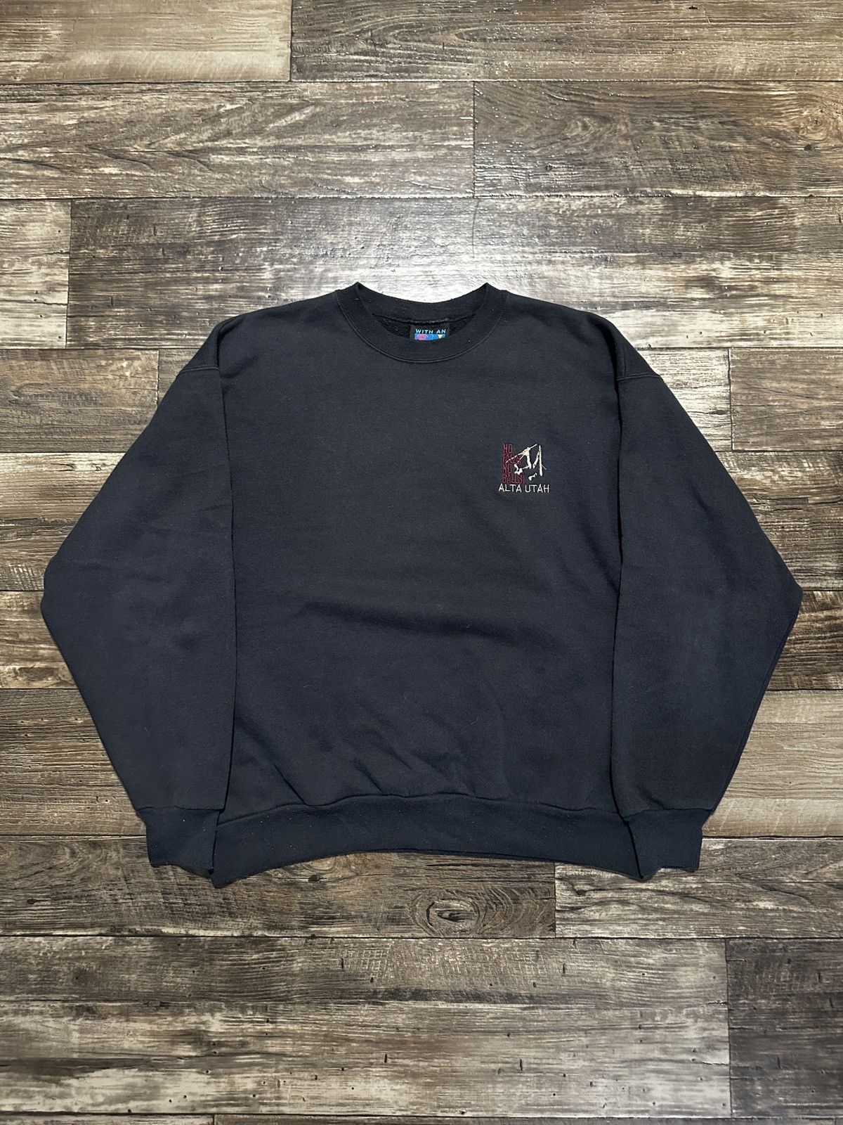 Vintage Vintage 90s No Falls No Balls Crewneck Size US XL / EU 56 / 4 - 1 Thumbnail