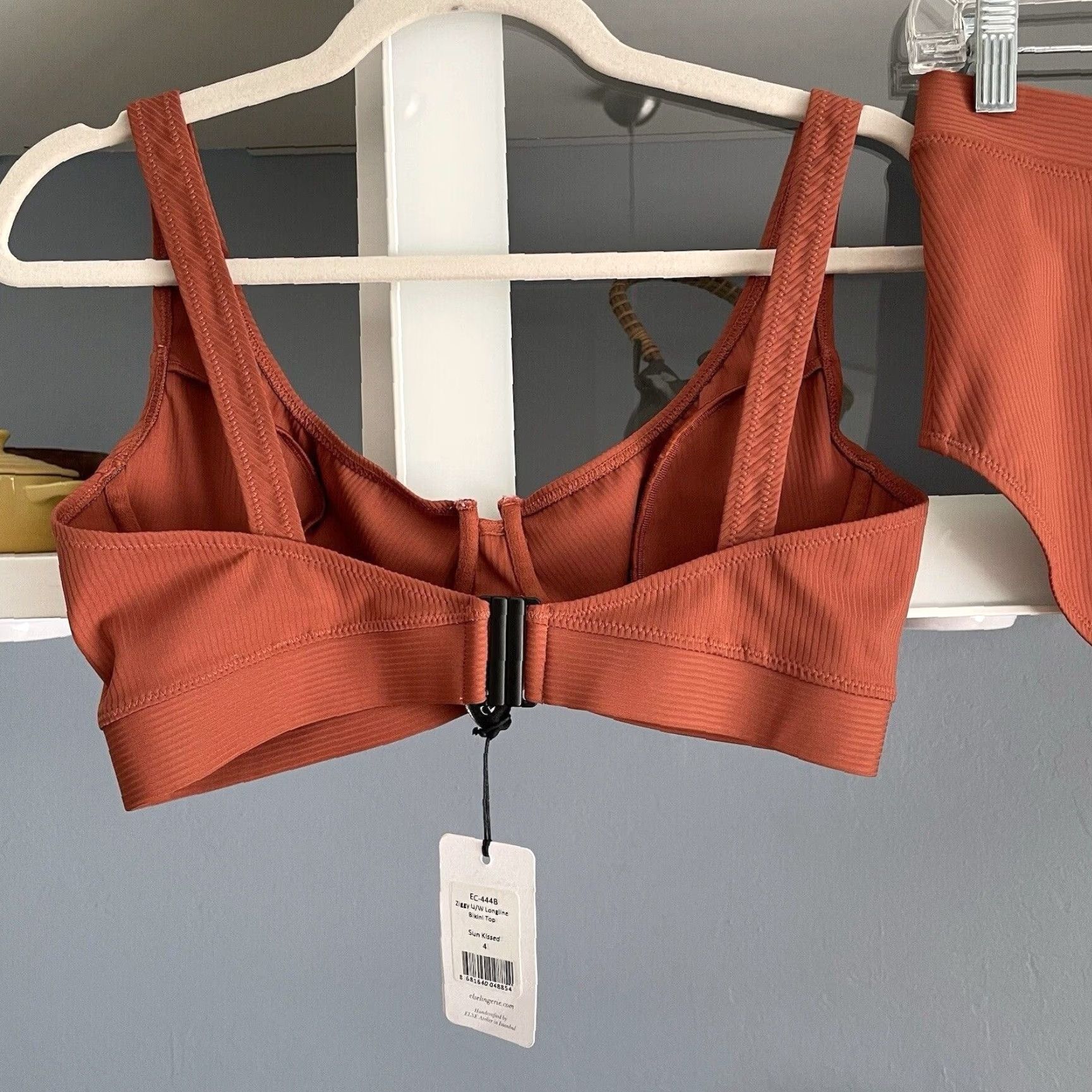 Vintage Else Ziggy Bikini Set Underwire Longline Top & High Waist Bottom Sun Kissed 8/10 Size M / US 6-8 / IT 42-44 - 3 Thumbnail