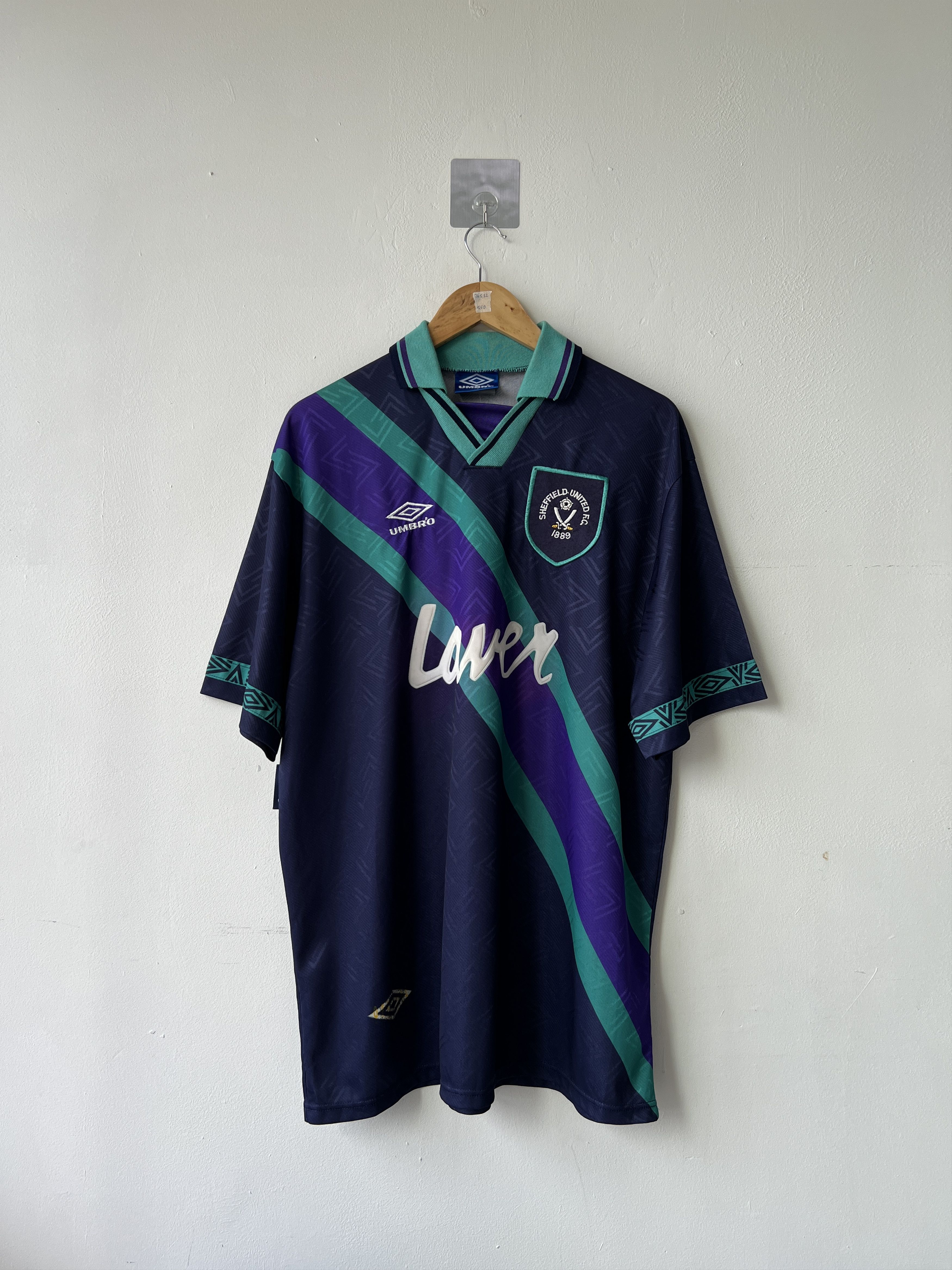 Umbro (XL) Sheffield United 1993-95 Away Kit Size US XL / EU 56 / 4 - 1 Thumbnail