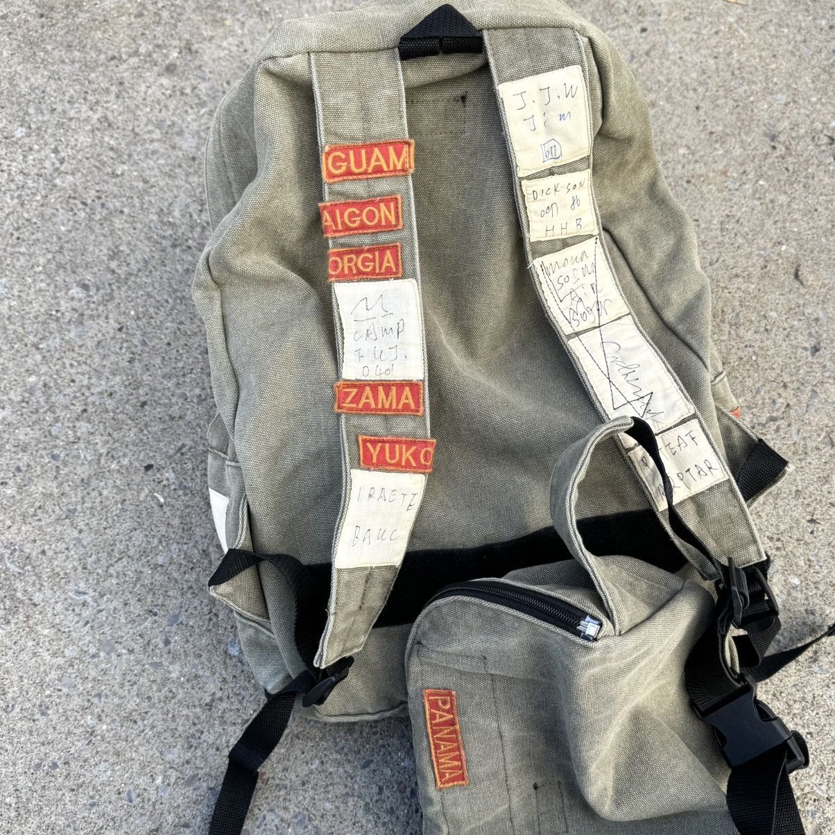 Kapital Kountry Kapital No. 4 Canvas Two-In-One Military Backpack (Remake) Size ONE SIZE - 7 Thumbnail