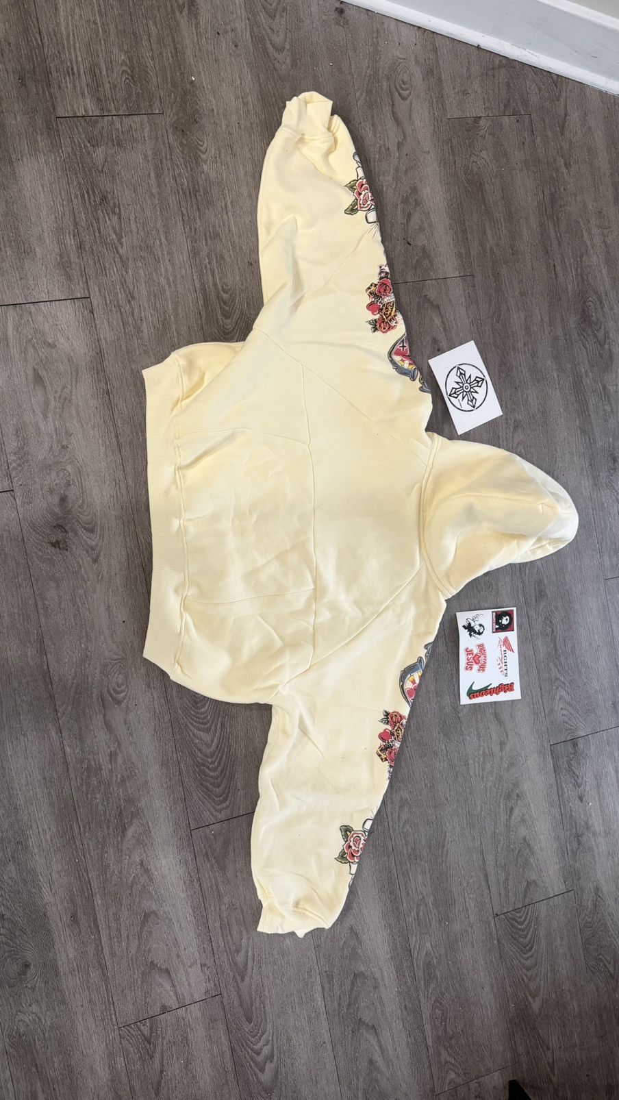 Other Righteous "Risen King" Cropped Zip Up (Cream) Size US S / EU 44-46 / 1 - 2 Thumbnail