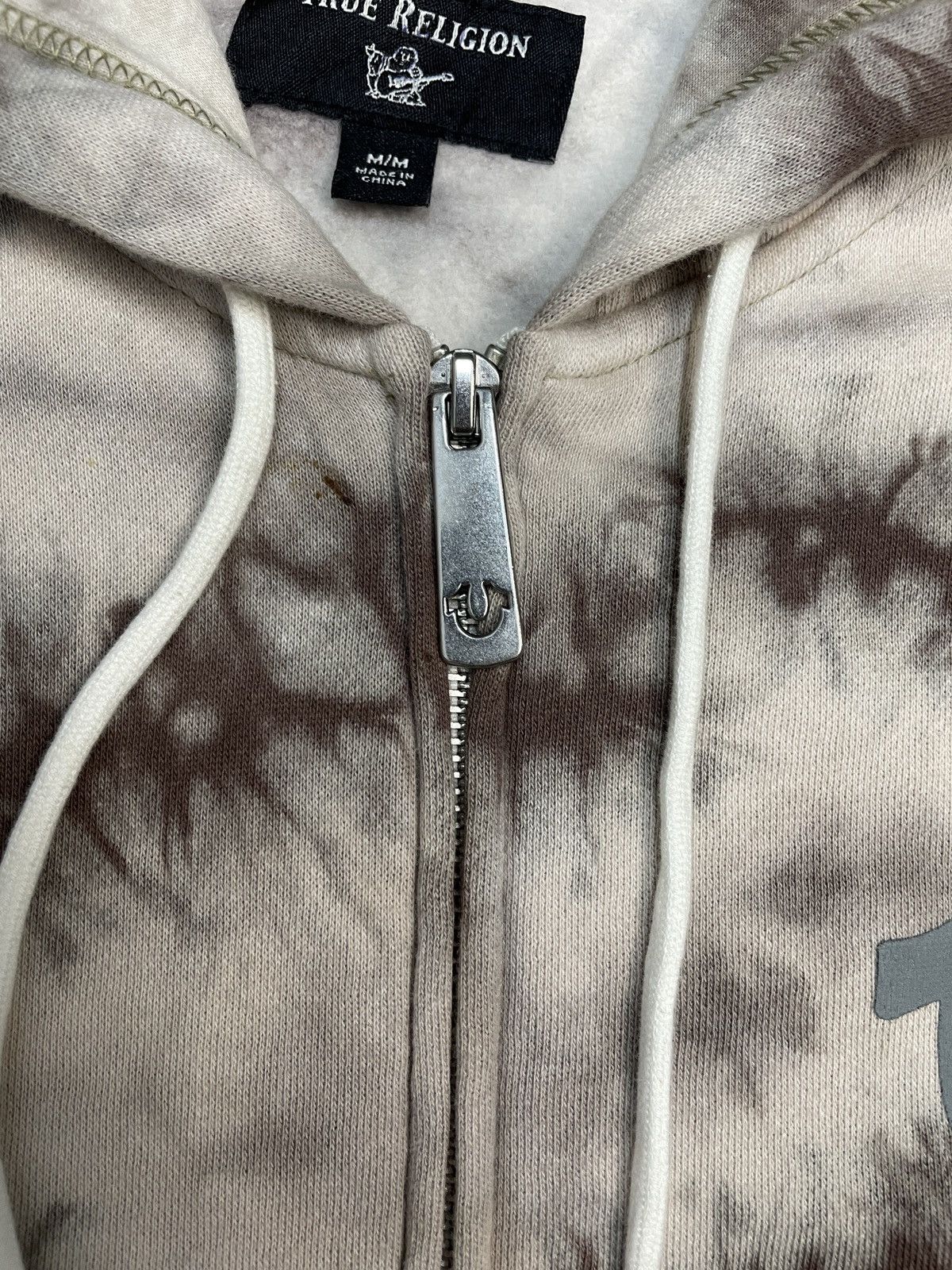 True Religion Vintage True Religion Y2K Avantgarde Tye Dye Zip Hoodie Size US M / EU 48-50 / 2 - 9 Thumbnail