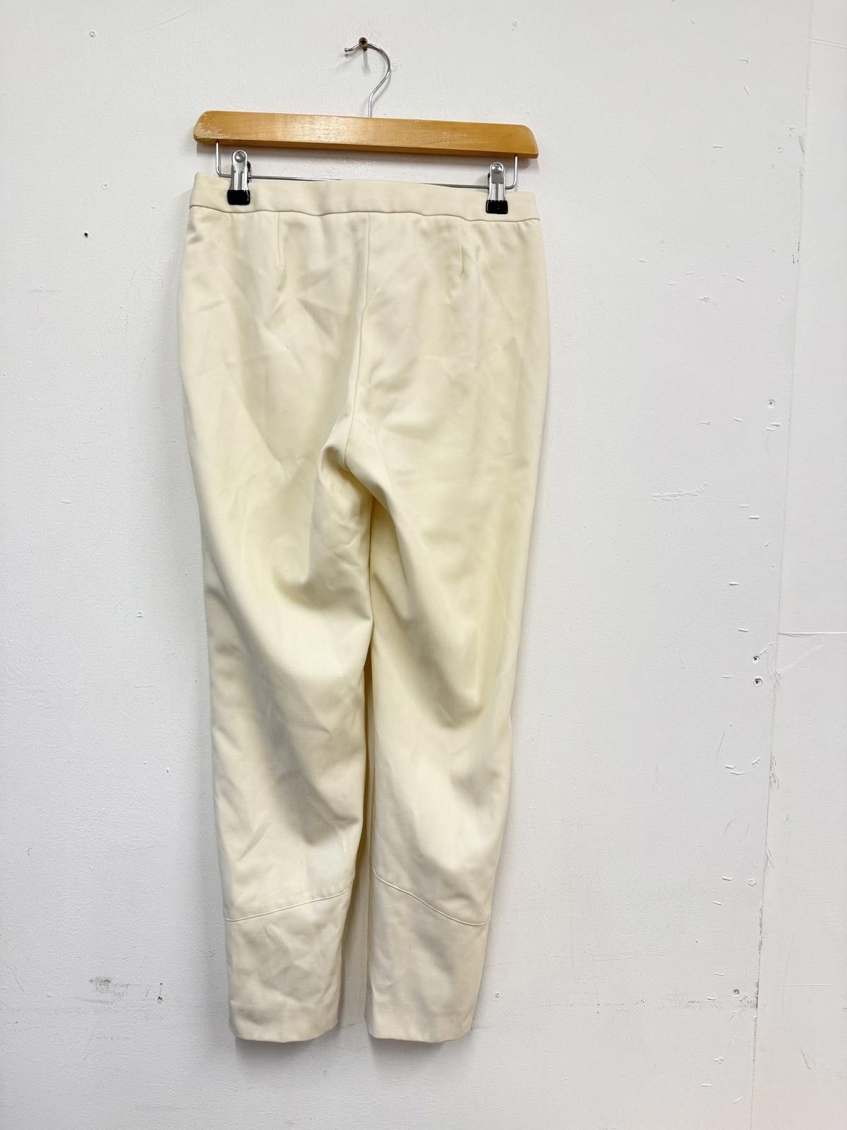 Reiss Reiss Cream Trousers UK Size 8 Size 27" / US 4 / IT 40 - 4 Thumbnail