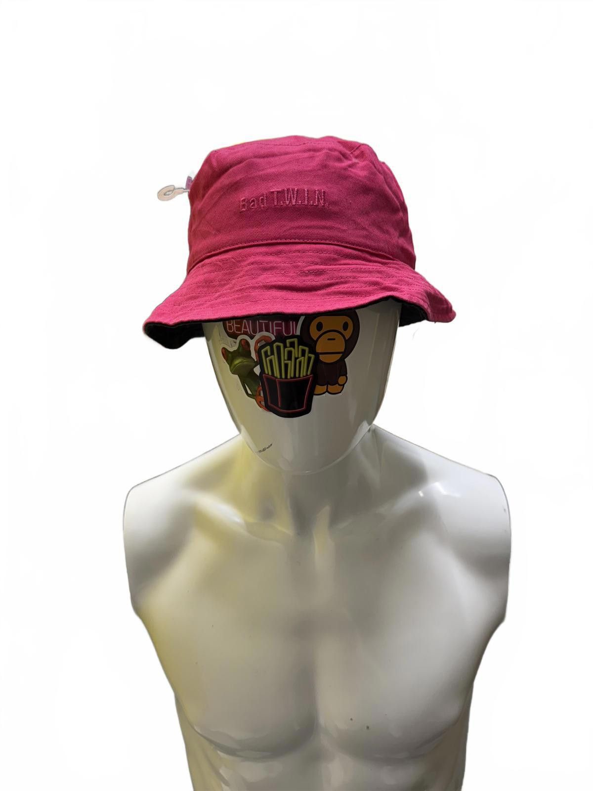 Unknown London Pink Bucket Hat Size ONE SIZE - 2 Thumbnail