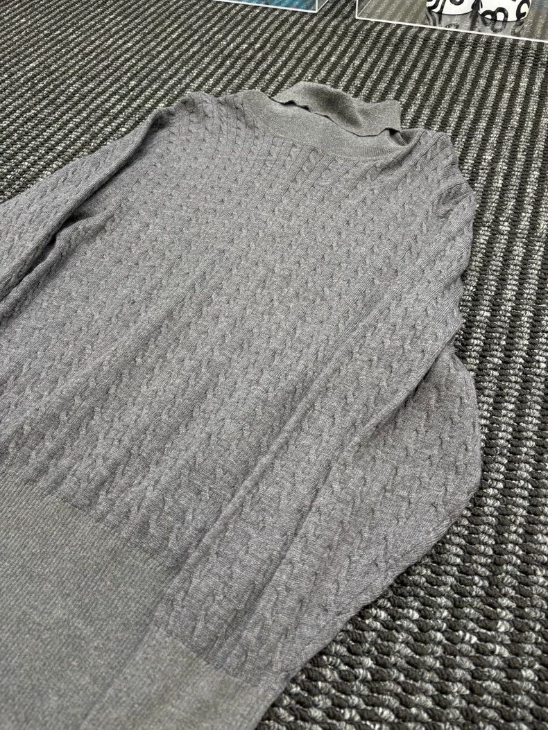 Thom Browne Thom Browne Dark grey wool sweater Size US XXL / EU 58 / 5 - 3 Thumbnail