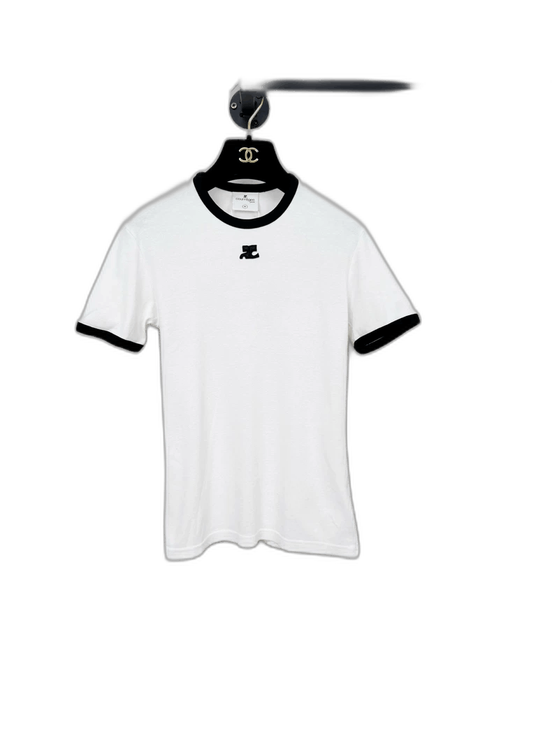 Courreges Courreges Short Sleeve Top Size M Size M / US 6-8 / IT 42-44 - 1 Thumbnail