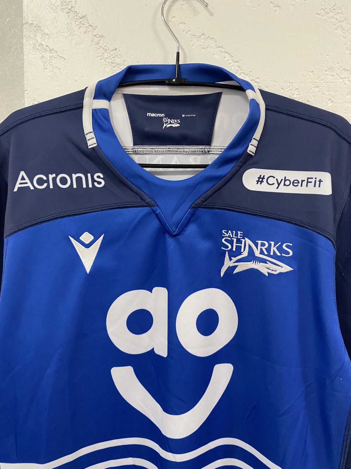 Macron Sale Sharks Rugby Home Jersey 2021 2022 Macron Size: M Size US M / EU 48-50 / 2 - 2 Thumbnail