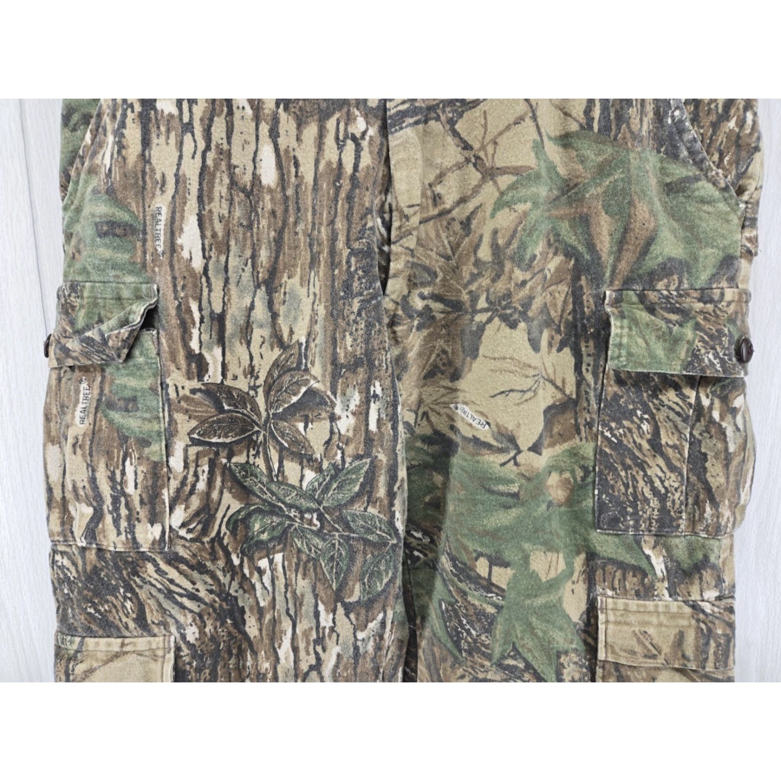 Realtree VINTAGE Red Head Realtree Camo Cargo Outdoor Pants Mens Large REG 36/29 USA Clothing Pants Regular Mens Size US 33 - 3 Thumbnail