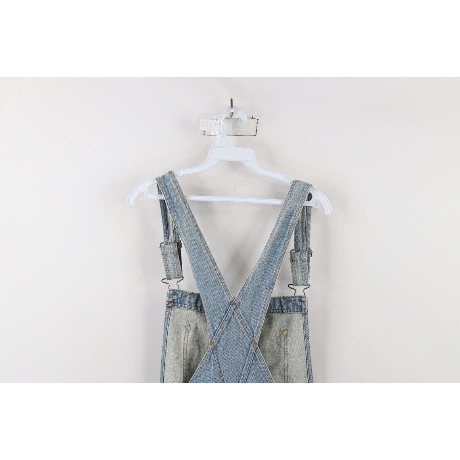 Abercrombie & Fitch × Vintage Deadstock Y2K Abercrombie & Fitch Denim Overalls Dress Size XL / US 12-14 / IT 48-50 - 17 Thumbnail
