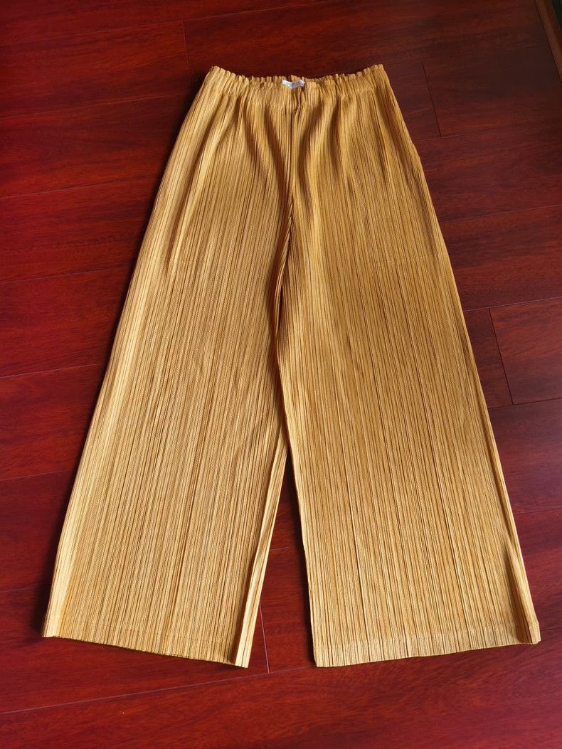 Issey Miyake Issey Miyake size:3 Orange pleated pants Size 42" / US 20 - 1 Thumbnail