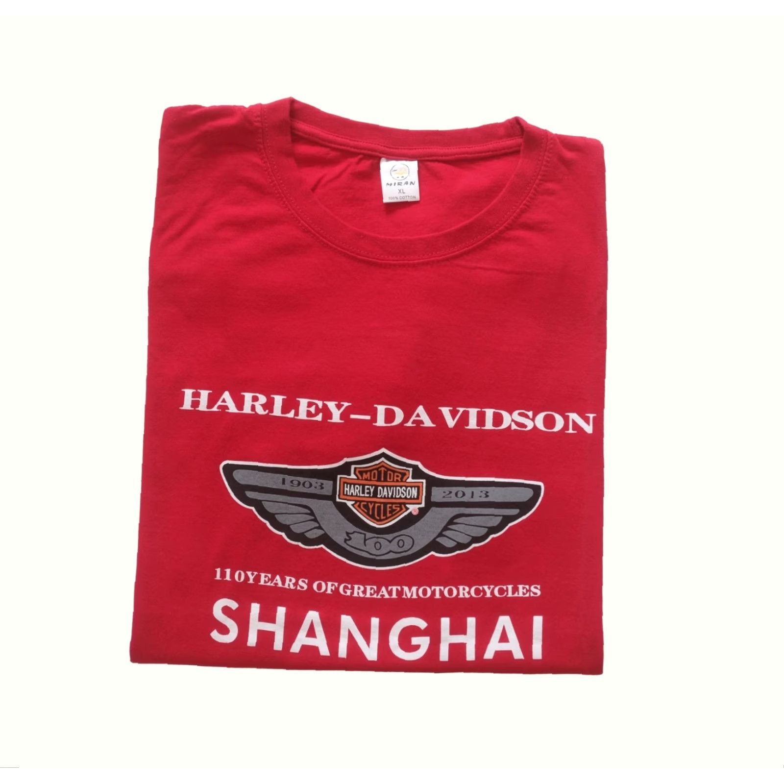 Harley Davidson VINTAGE Harley Davidson T-Shirt Men XL Red 90s Motorcycle USA China VTG Y2K Graphic Print Shirt Size US XL / EU 56 / 4 - 2 Thumbnail