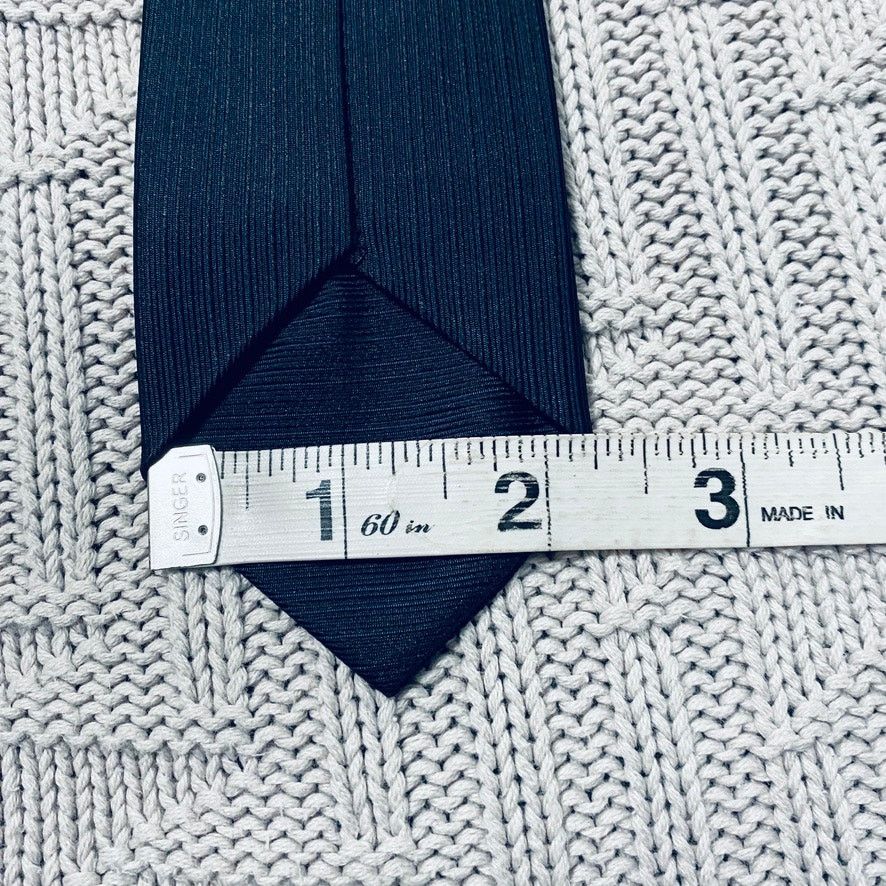 Vintage Vintage navy silk monogram A tie Size ONE SIZE - 5 Thumbnail