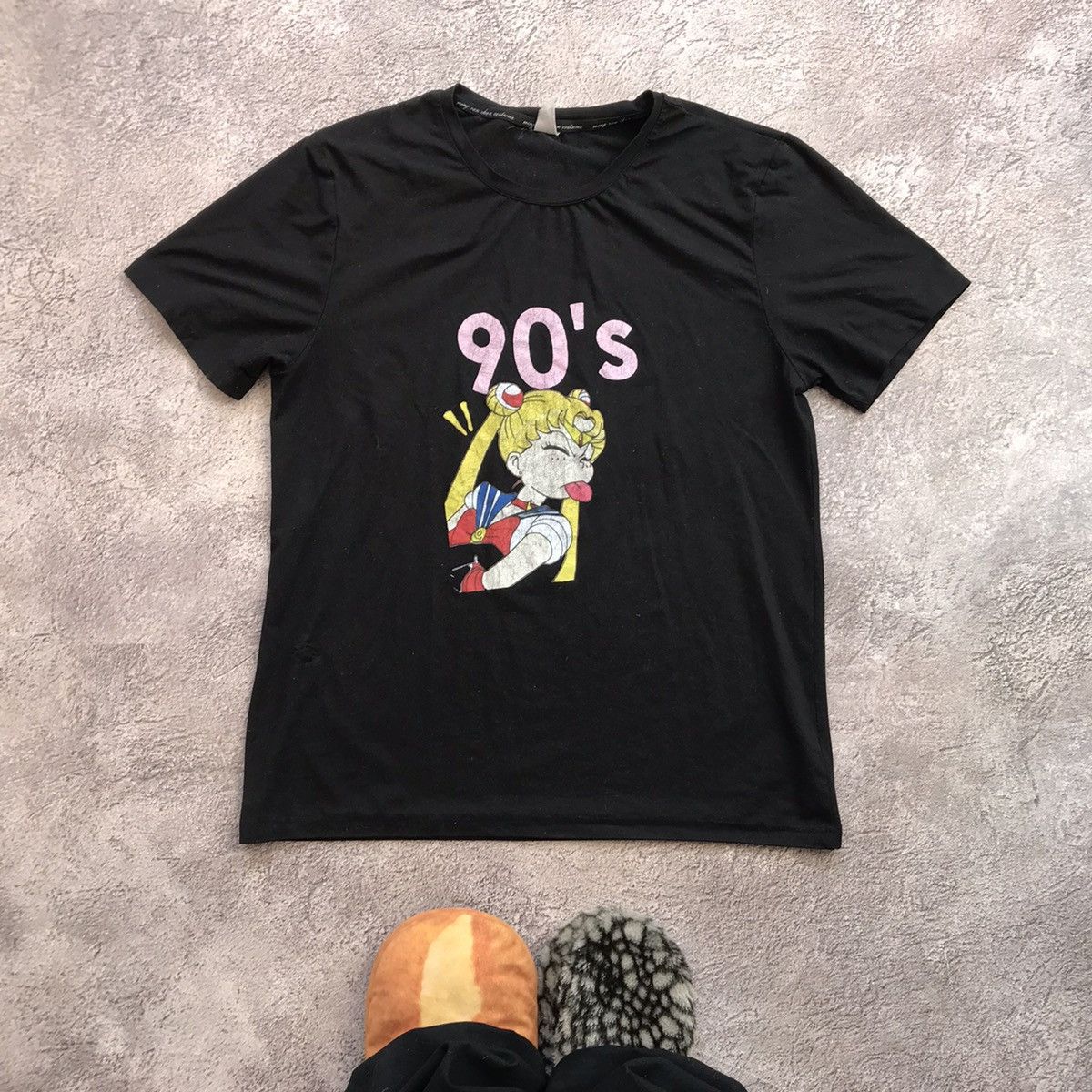 Vintage Vintage 90s Anime Girl Graphic Tee Y2K Streetwear Tapered M Size US M / EU 48-50 / 2 - 1 Thumbnail