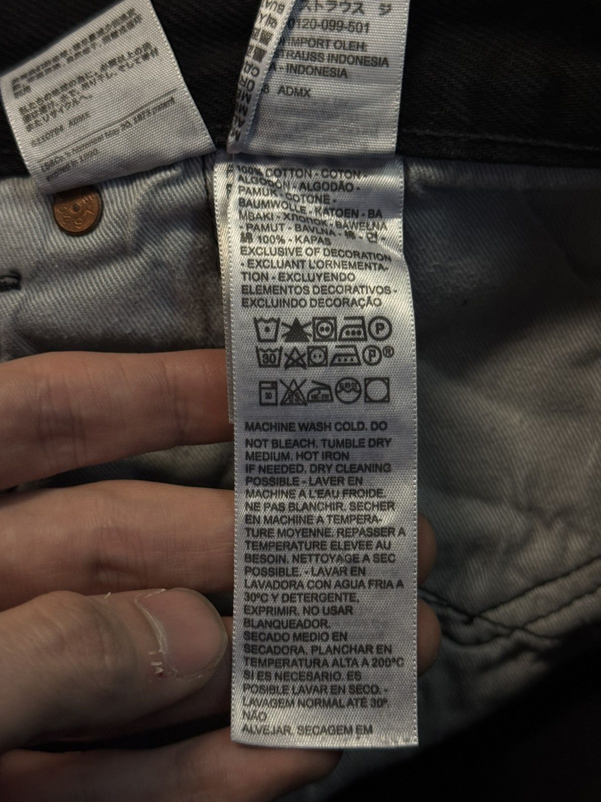 DENIM TEARS Denim Tears Jeans Size 32/32 Black Clean 🔥🧼 Size US 32 / EU 48 - 13 Thumbnail