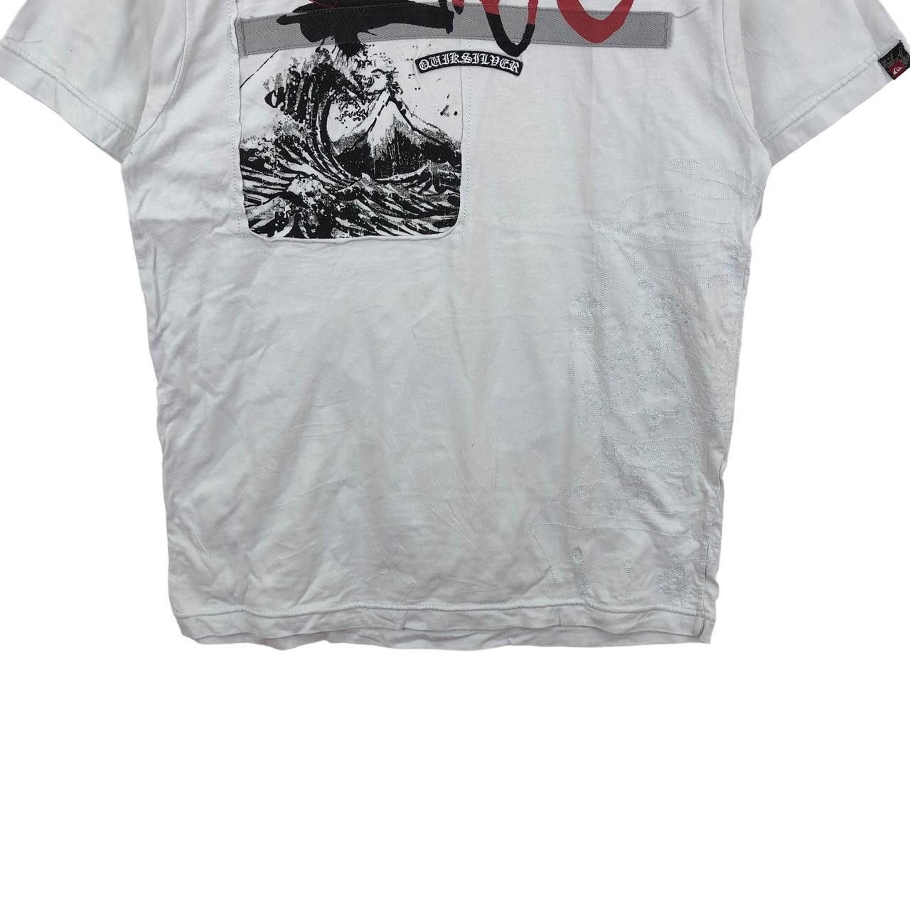 Quiksilver QUIKSILVER SURFING Old English Text Hawaii Tee Shirt Summer Size US L / EU 52-54 / 3 - 4 Thumbnail