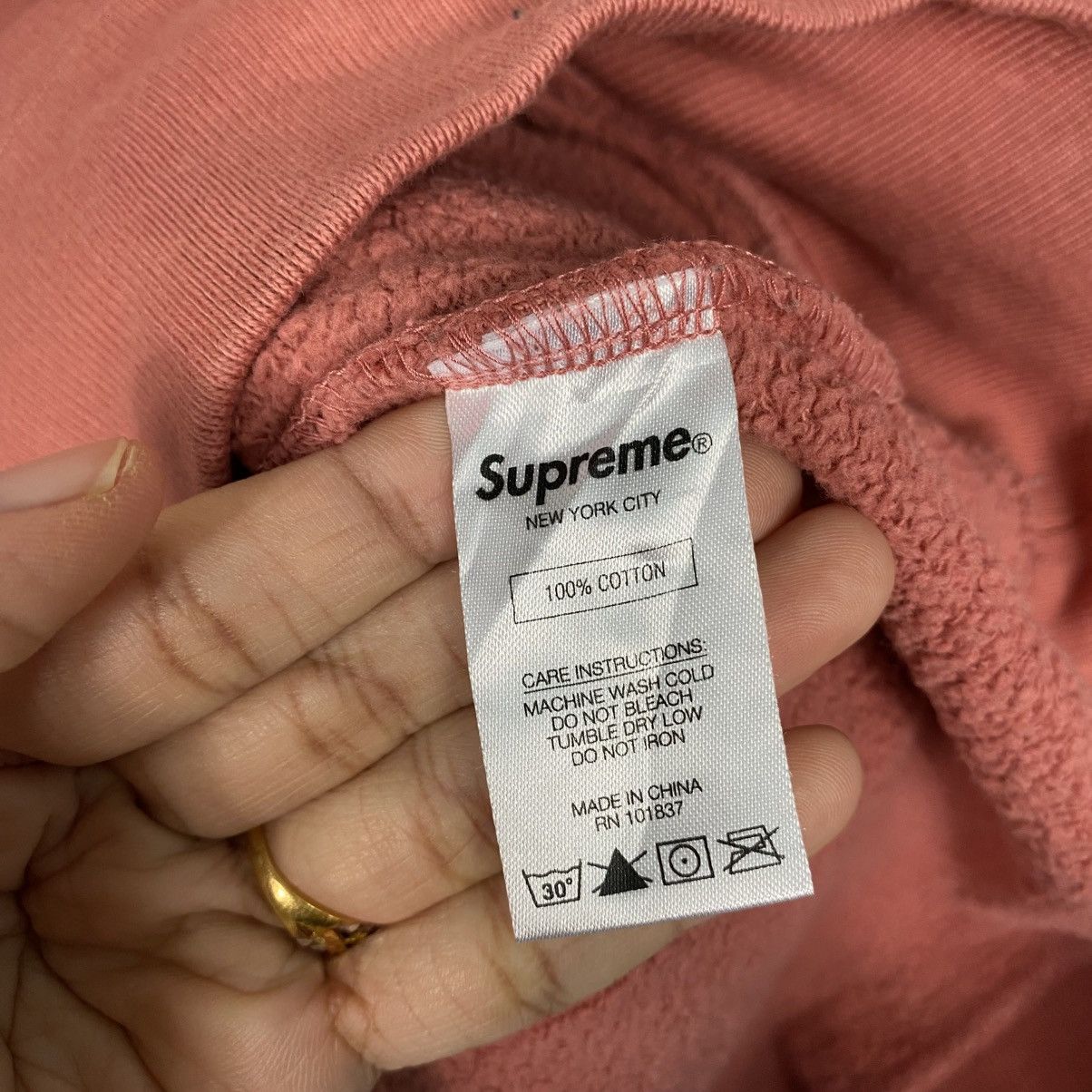 Supreme 📌Vintage Sweatshirt Collar Supreme Big Logo Size US M / EU 48-50 / 2 - 17 Thumbnail