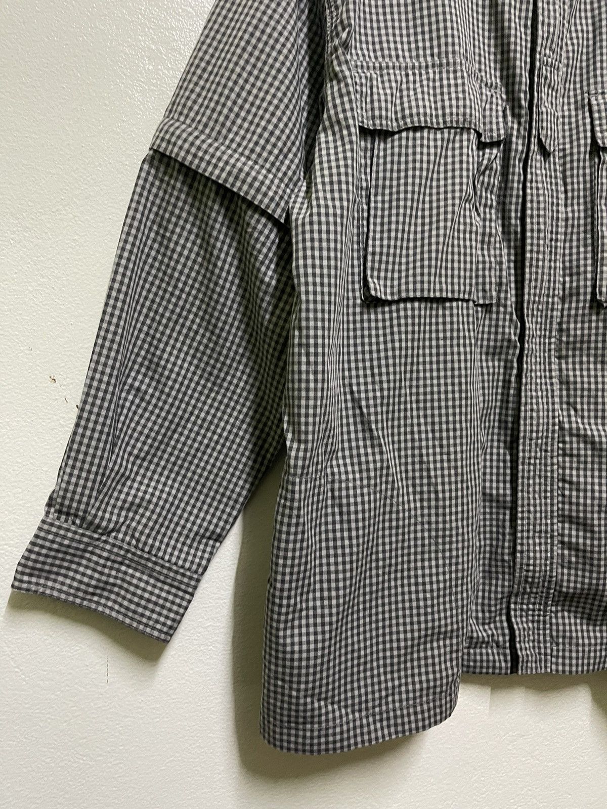 Japanese Brand Impala Zipper Shirt Tactical Pocket Removeable Sleeve Size US XL / EU 56 / 4 - 3 Thumbnail