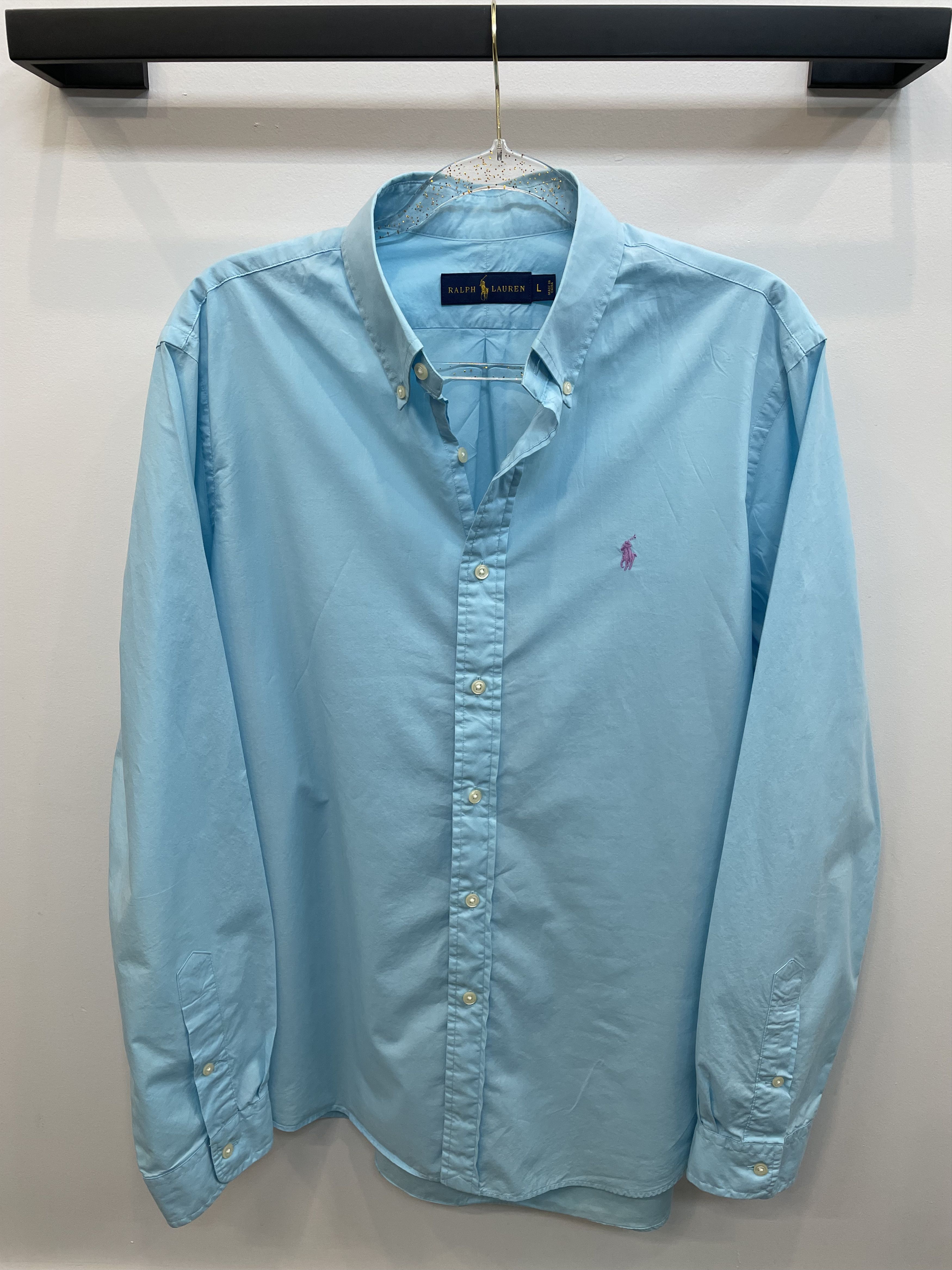 Ralph Lauren Polo Ralph Lauren Oxford Button Down Mens Large Blue Size US L / EU 52-54 / 3 - 3 Thumbnail