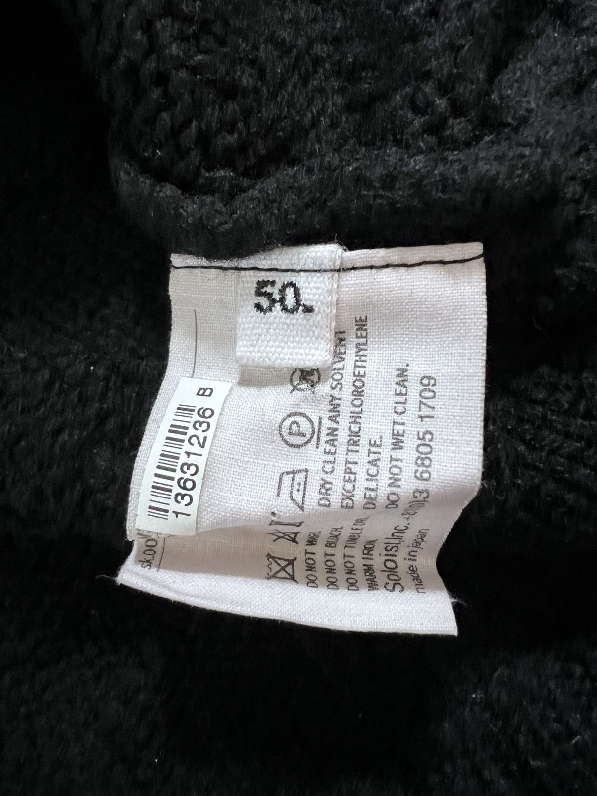 Fair isle turtle-neck sweater/jumper, IT50 or M/L, Japan