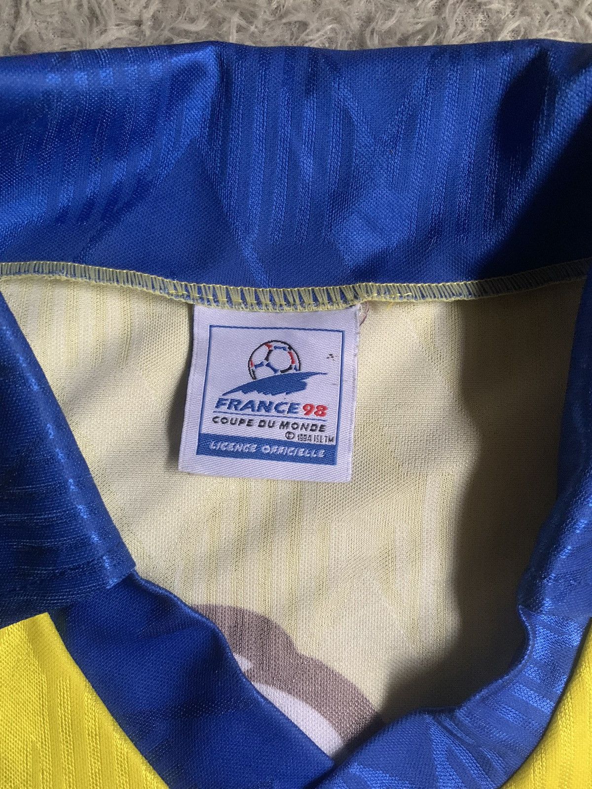 Gear for Sports Vintage 90s 1994 Michelin World Cup France 98 Olympic Jersey Size US XL / EU 56 / 4 - 4 Thumbnail