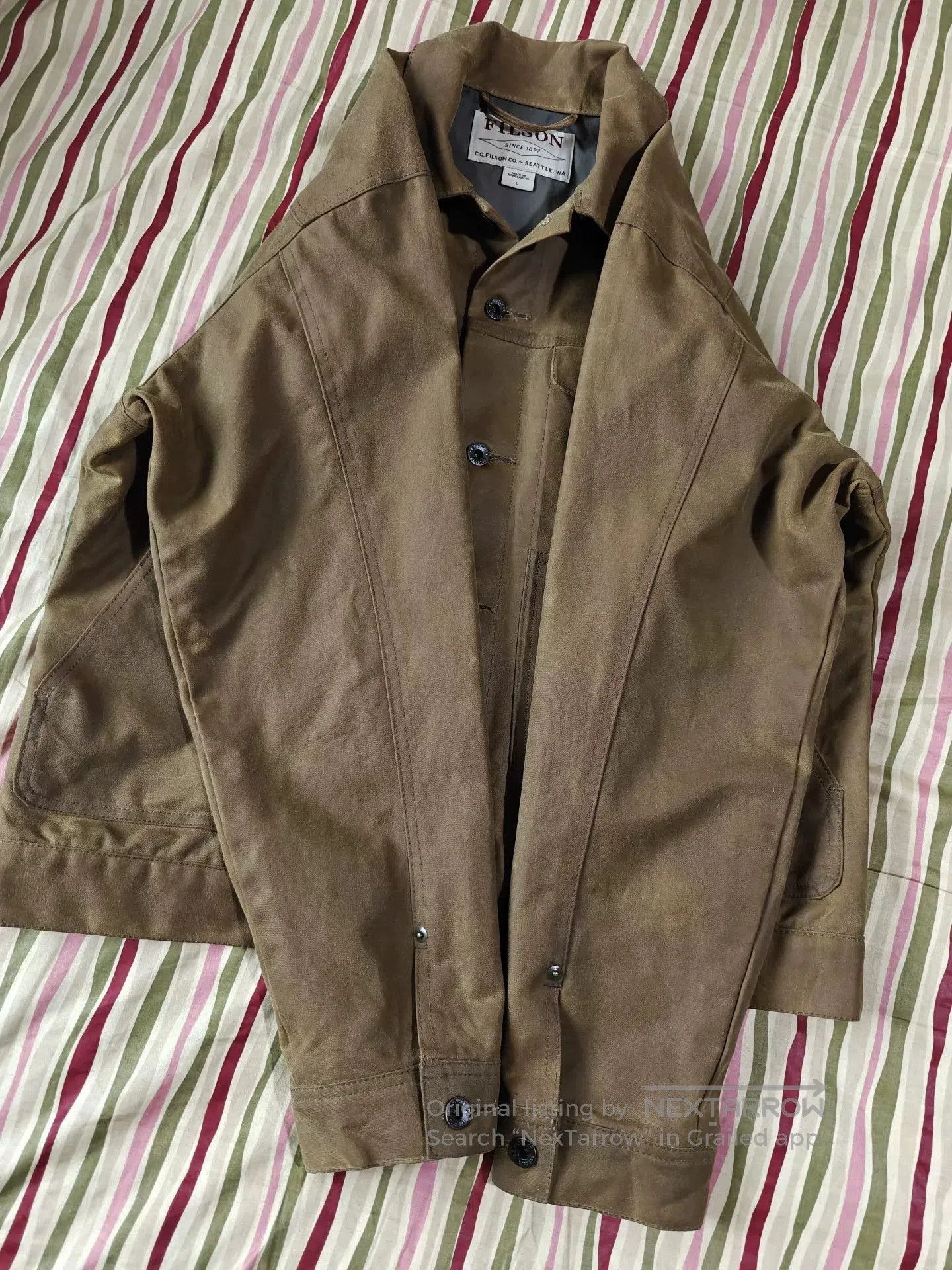 Filson Filson Cruiser Waxed Canvas Jacket. Size US L / EU 52-54 / 3 - 4 Thumbnail