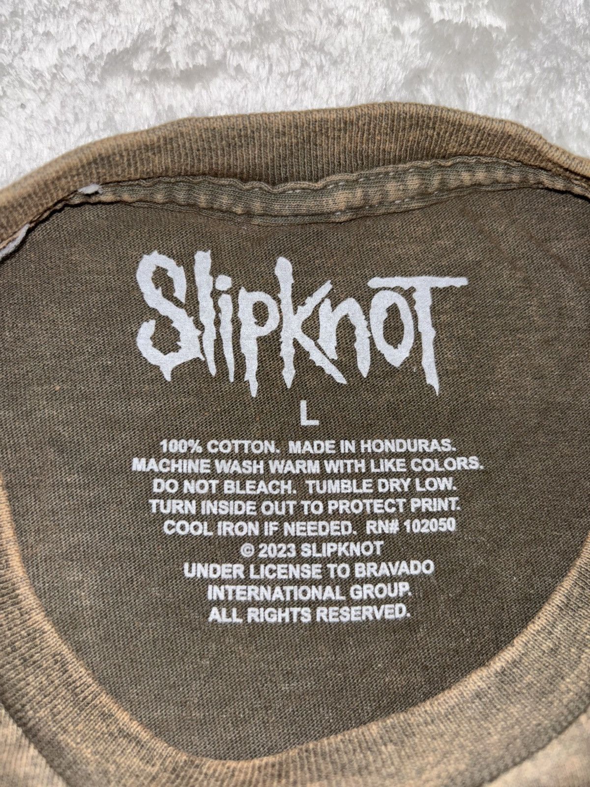 Slipknot Rare Licenced Acid Wash Slipknot We Are Not Your Kind merch Size US L / EU 52-54 / 3 - 5 Thumbnail