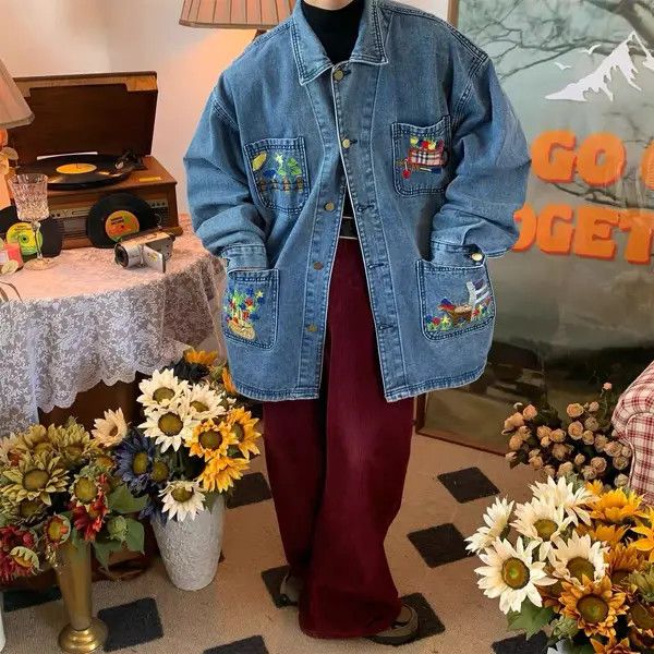 Japanese Brand Vintage oversize harajuku style jacket Size US M / EU 48-50 / 2 - 5 Thumbnail
