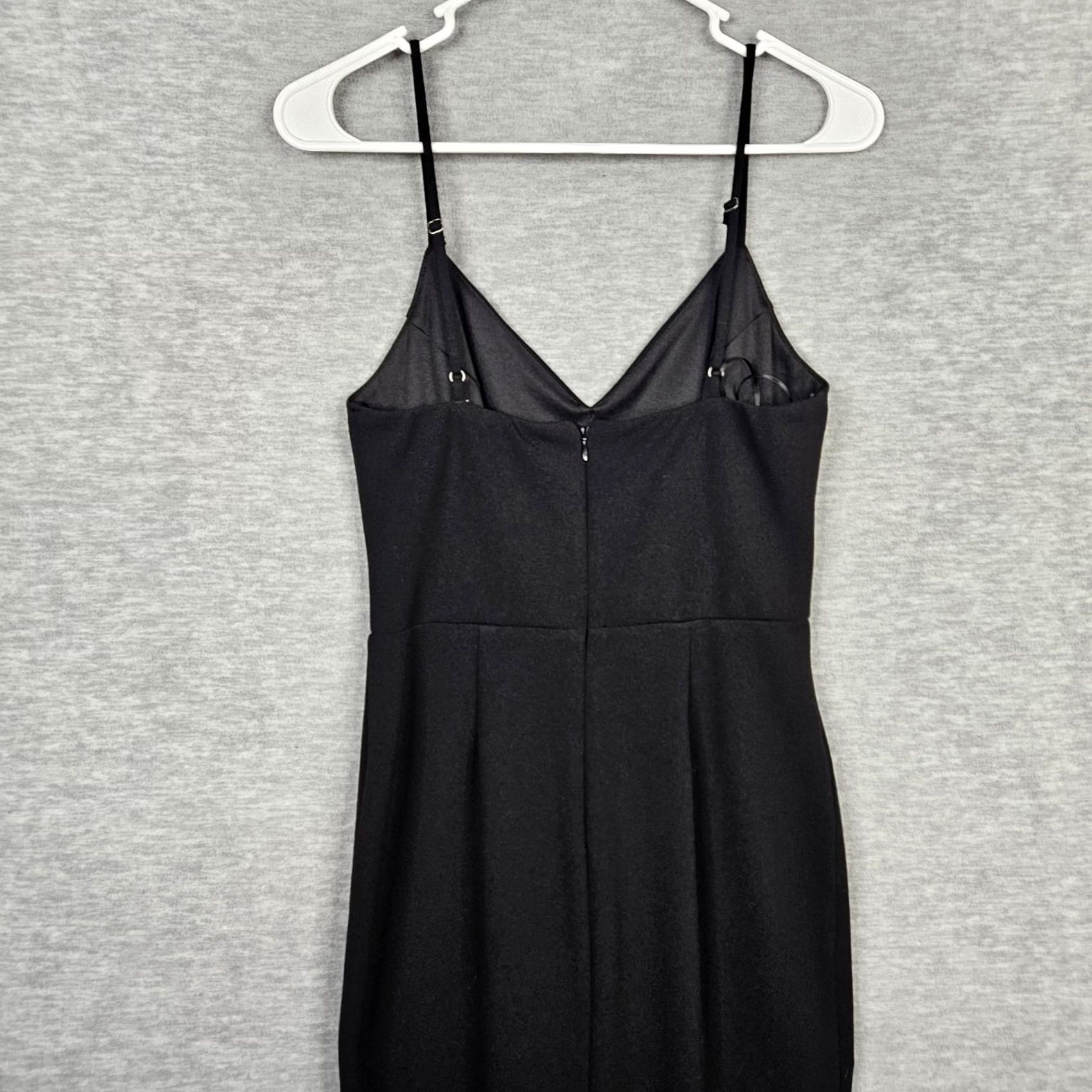 Vintage Socialite Women's Black V-neck Dress XS New Size XS / US 0-2 / IT 36-38 - 7 Thumbnail
