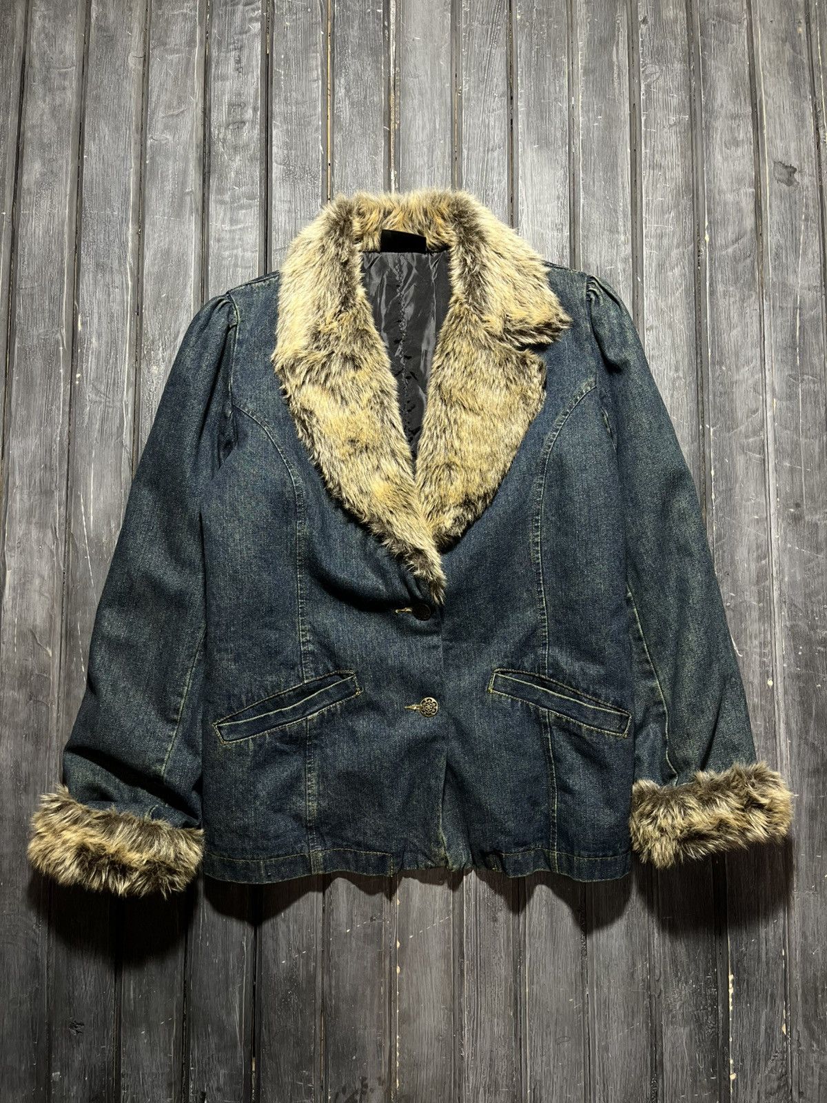 Tornado Mart Vtg Tornado Mart If Six Was Nine Style Opium Fur Jacket Size L / US 10 / IT 46 - 2 Thumbnail