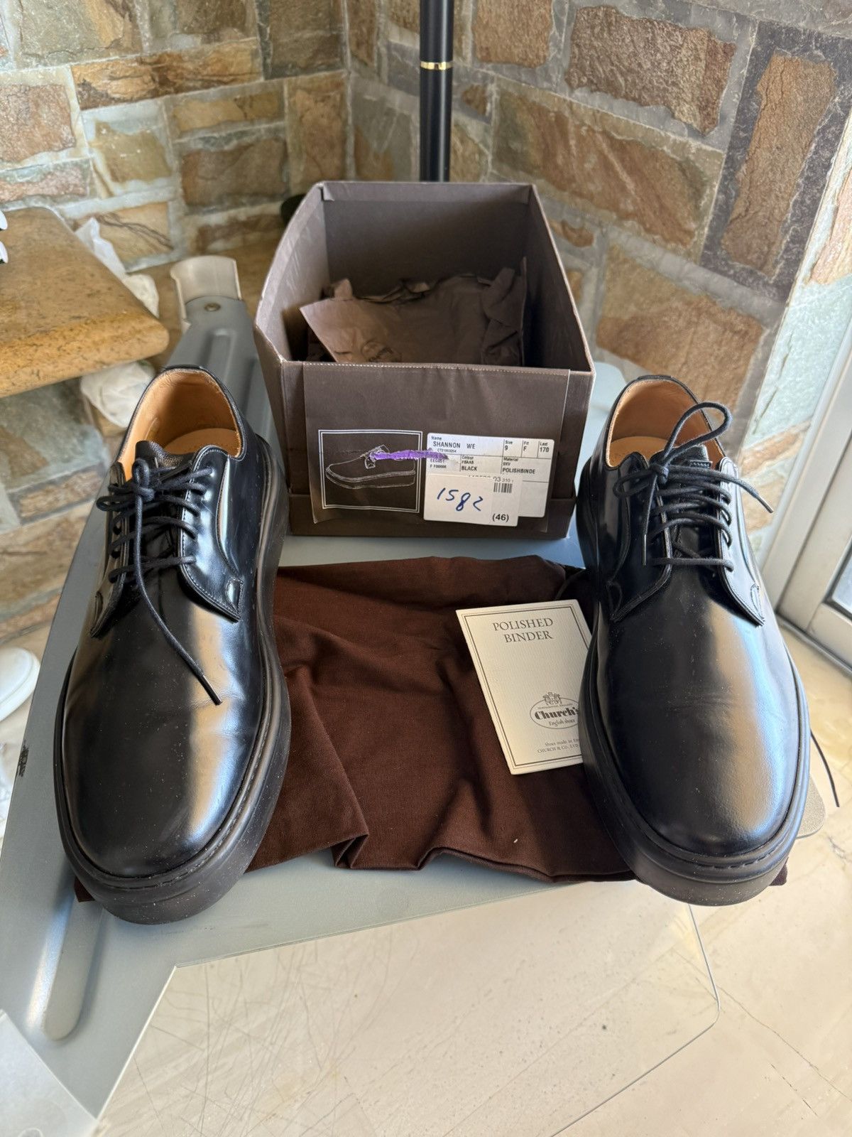 Churchs Church's Men's Shoes Balmoral Brown Leather Formal
