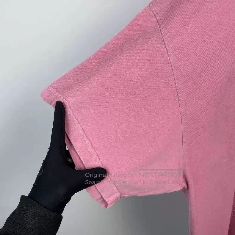 Balenciaga Balenciaga Distressed Pink Eiffel Tower Short Sleeve Size US S / EU 44-46 / 1 - 8 Thumbnail