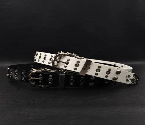Other 957Studded Belt with Decorative Buckle Size ONE SIZE - 7 Thumbnail